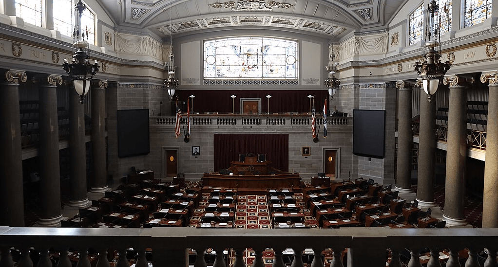 House of Representatives Chamber of the Missouri State Capitol in Jefferson City, Missouri
