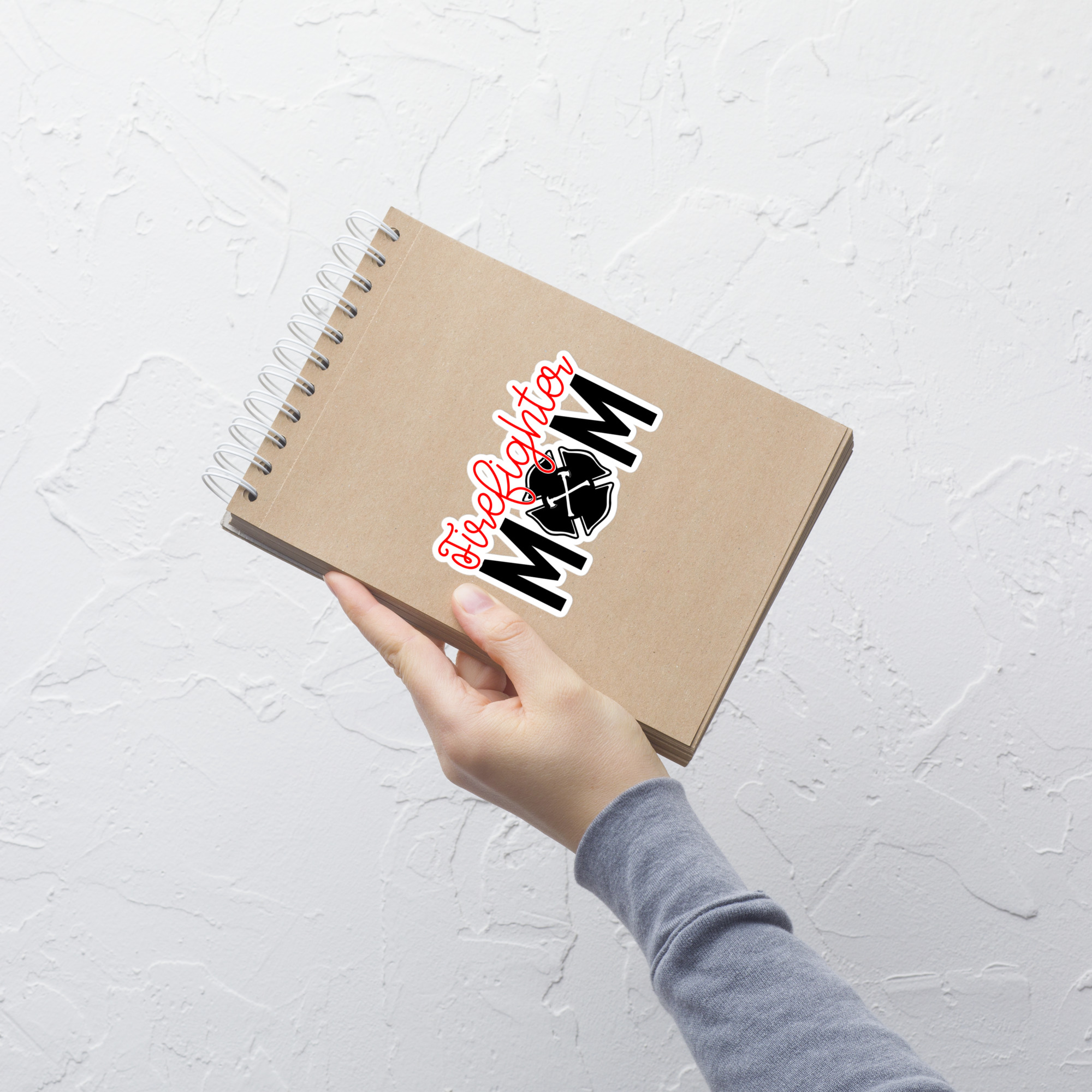  Firefighter Mom - Die-cut sticker view 3