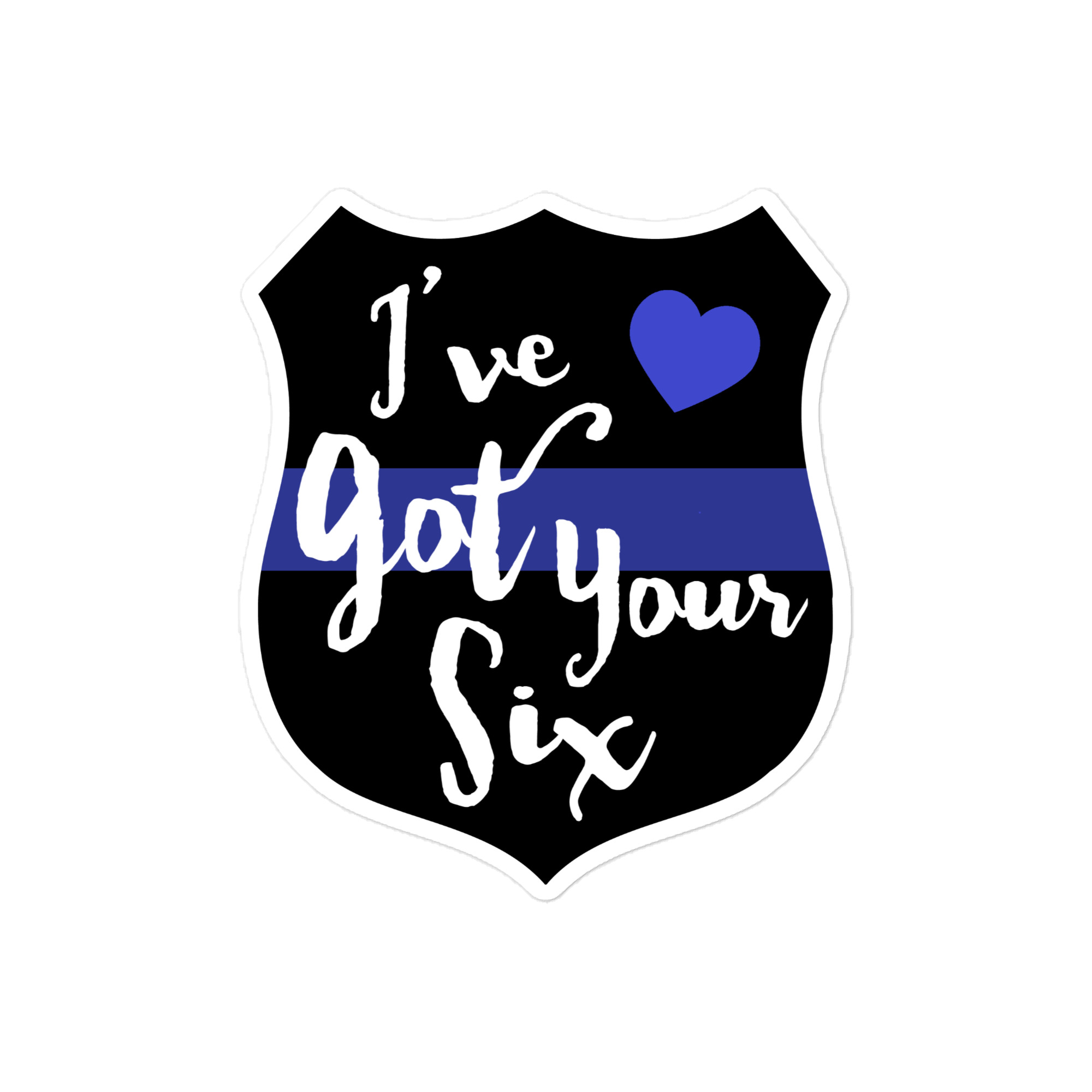 I've Got Your Six - Die-cut sticker view 2