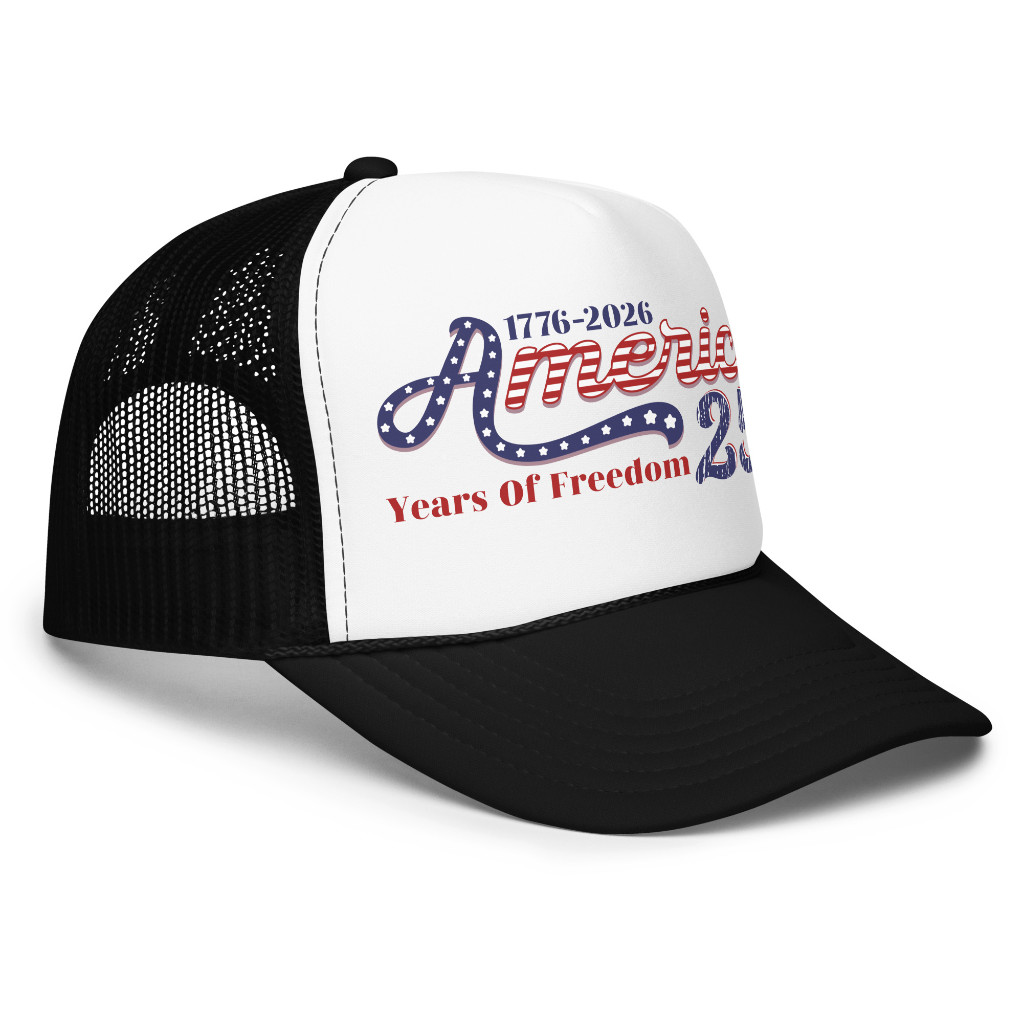 America 250 Years Of Freedom 2 - Trucker hat view 2
