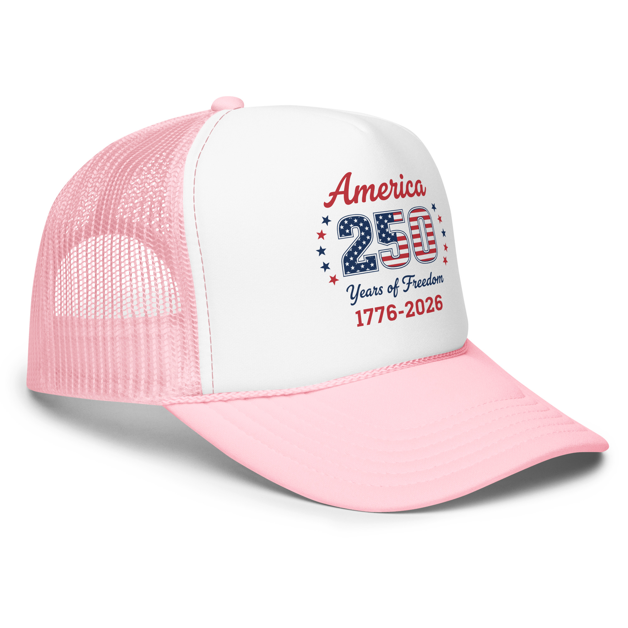 America 250 Years If Freedom 3 - Trucker hat view 2