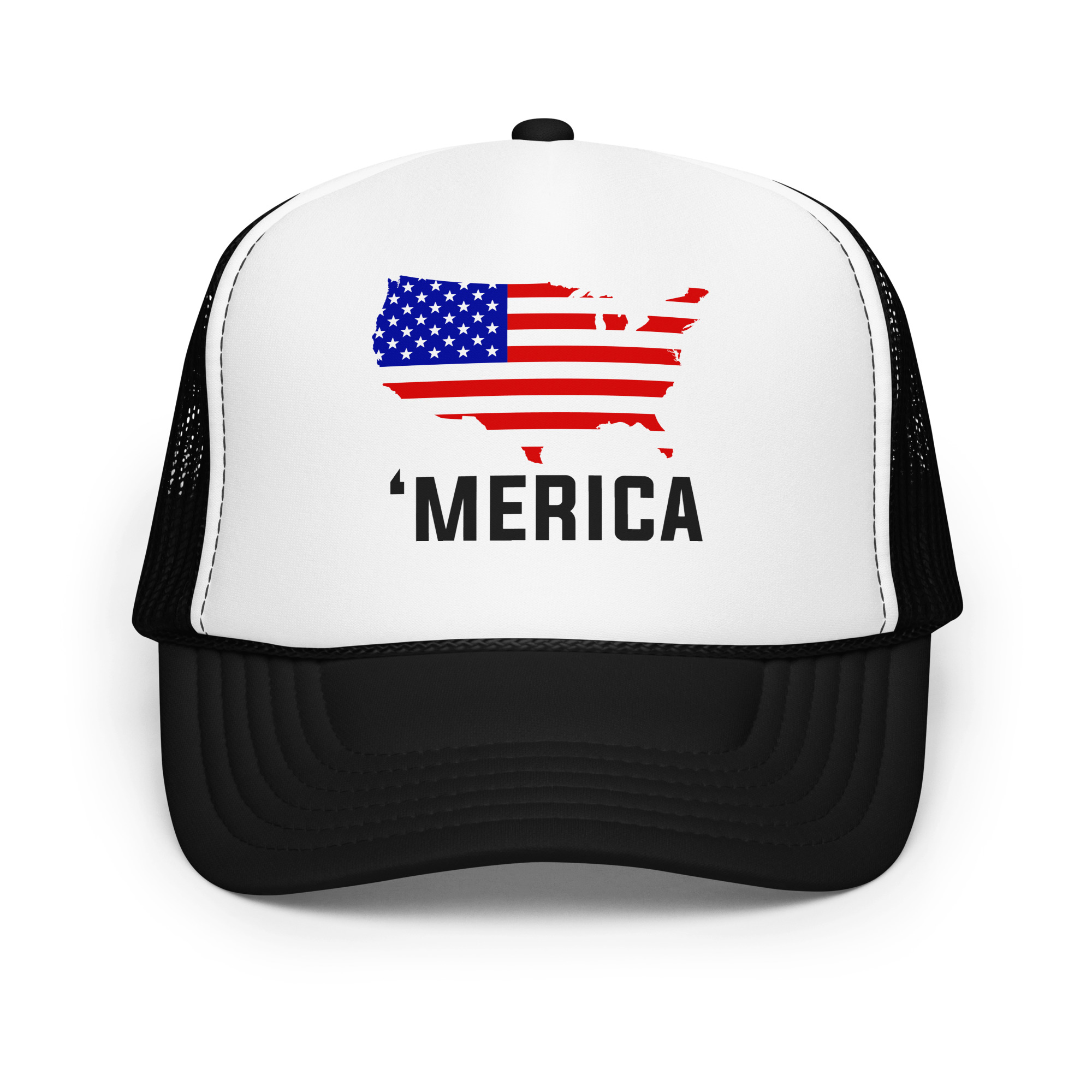 'Merica Flag Map - Trucker hat