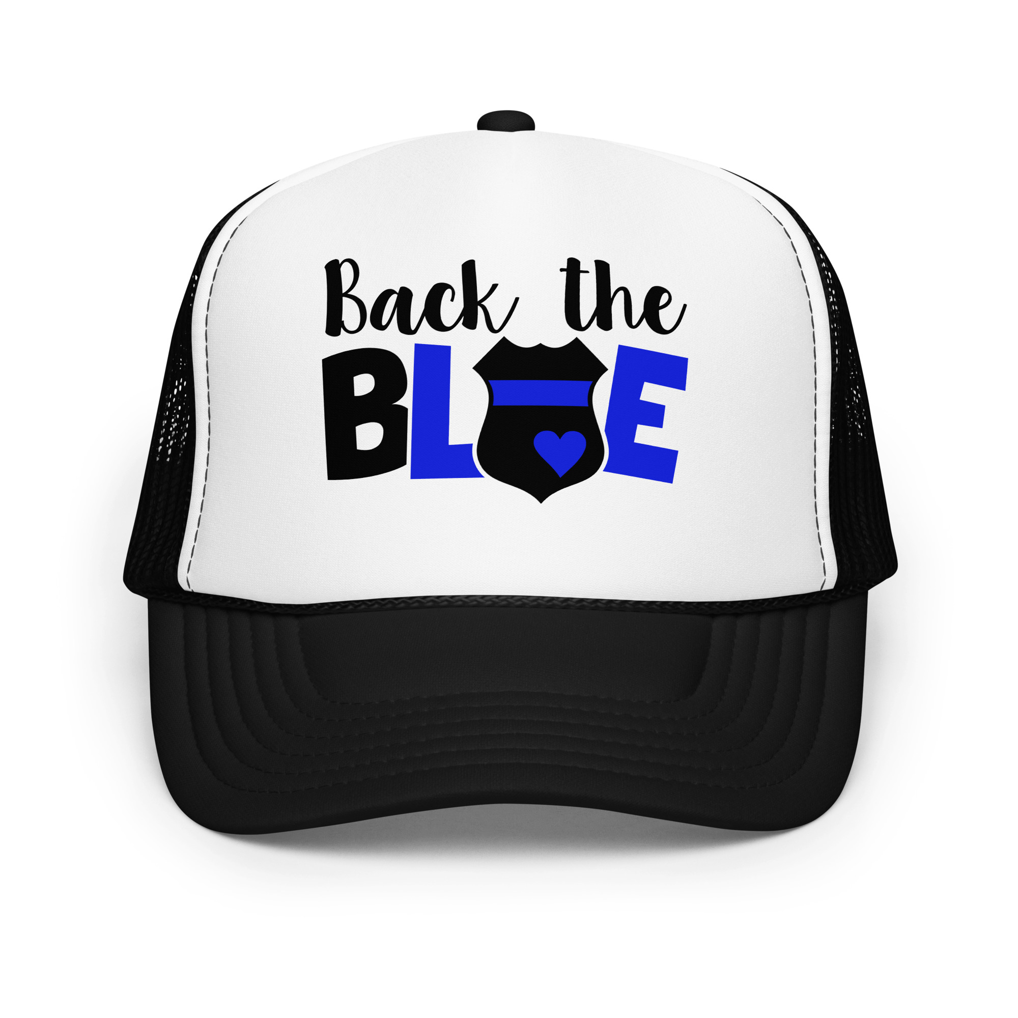 Back The Blue Badge - Trucker hat