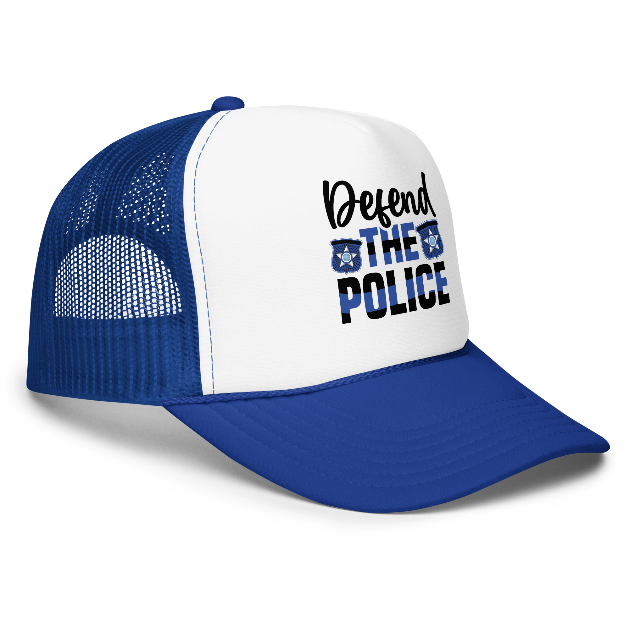 Defend The Police - Trucker hat view 2