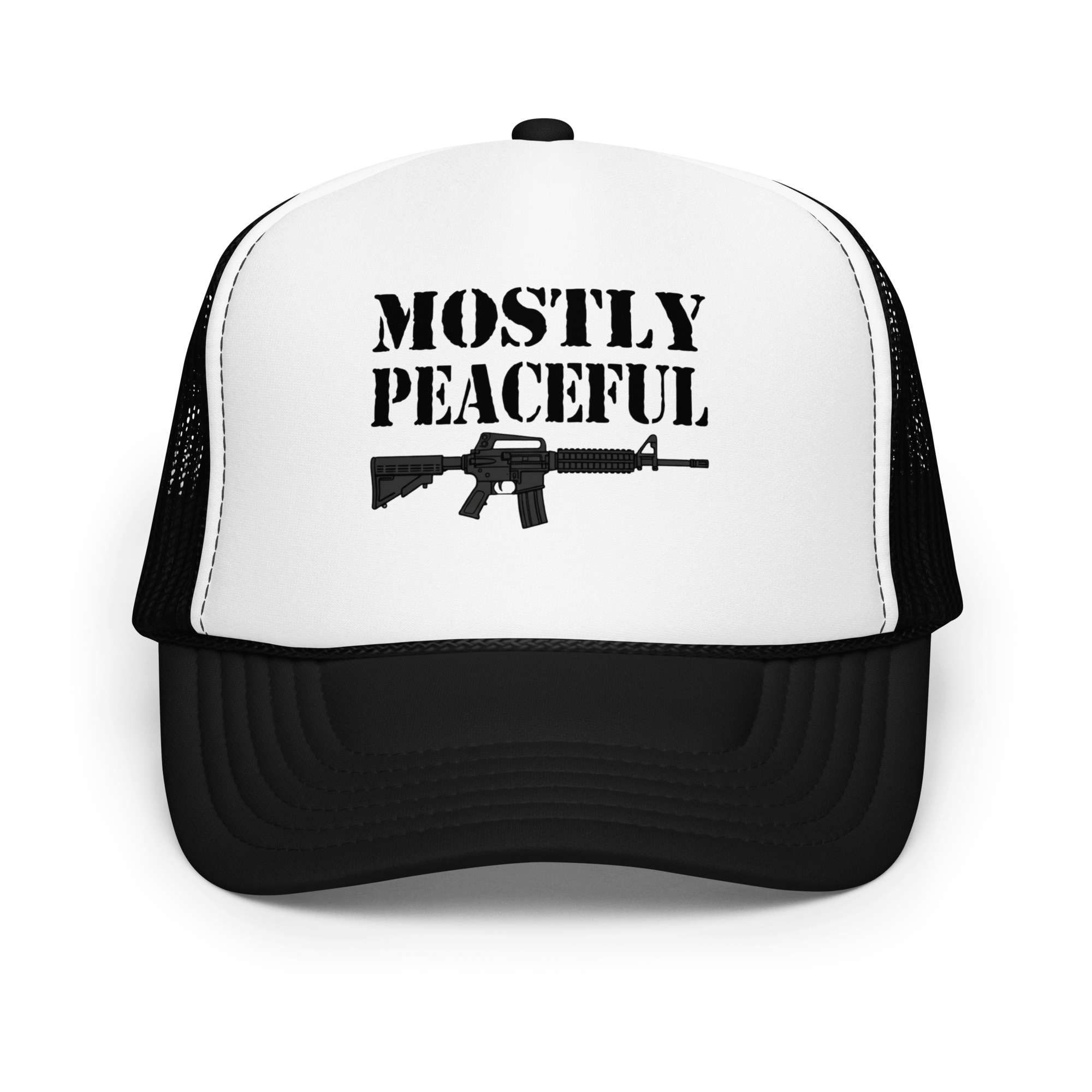 Mostly Peaceful - Trucker hat