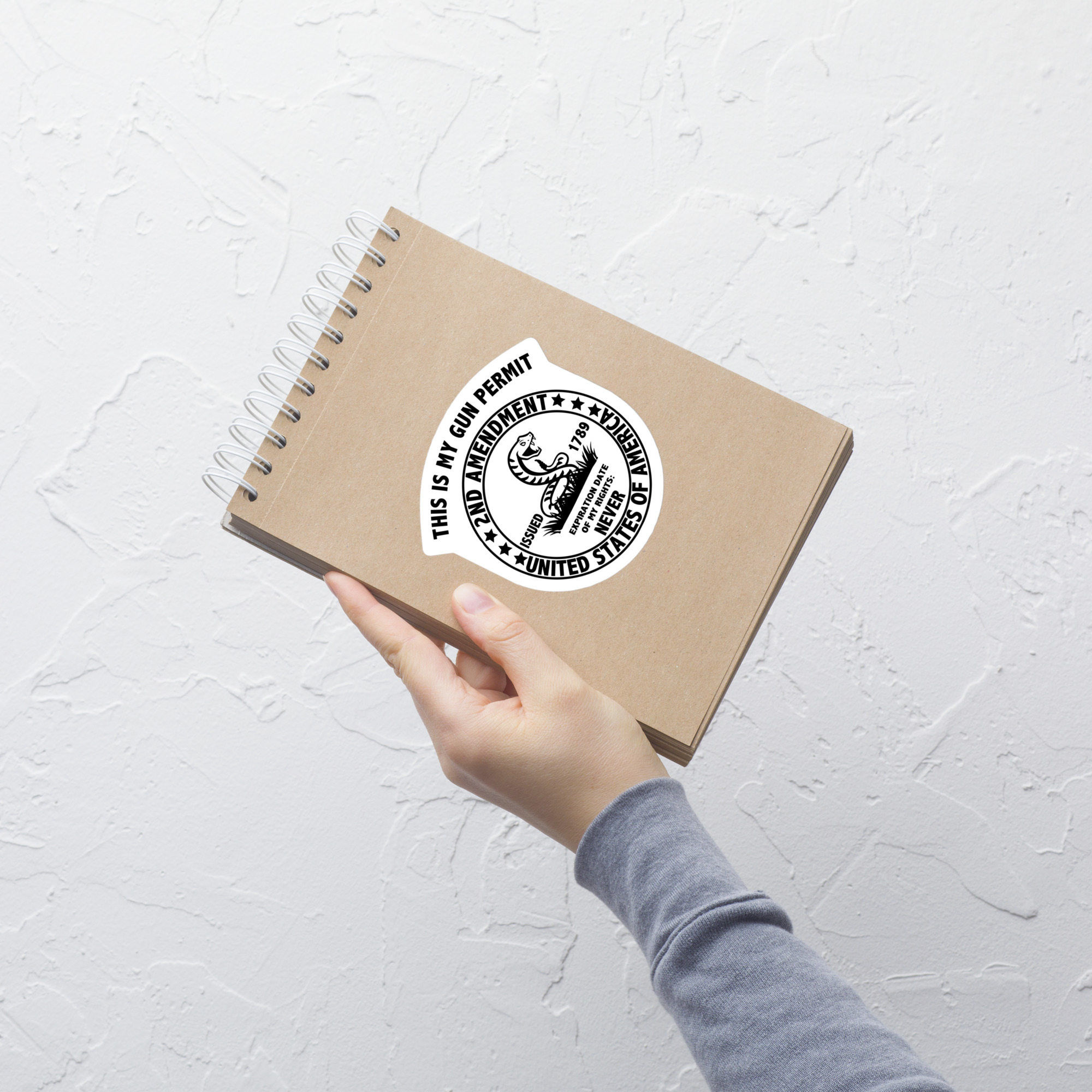  This Is My Gun Permit 2A - Die-cut sticker view 3