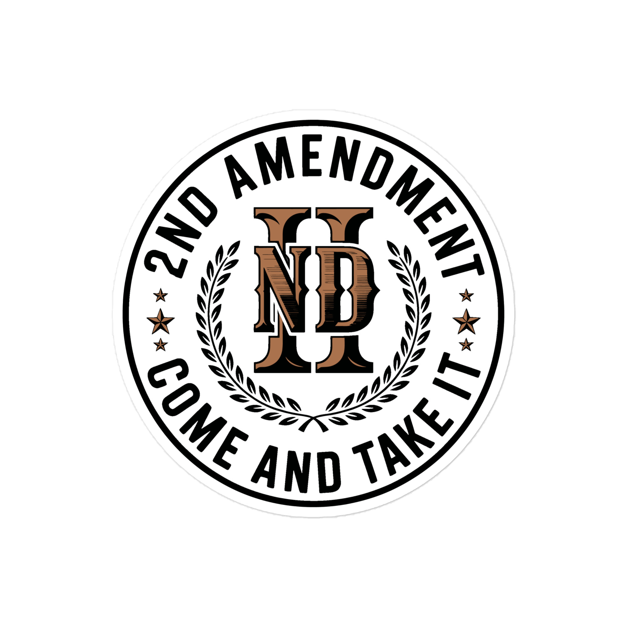 2A Come And Take It 2- Die-cut sticker view 2