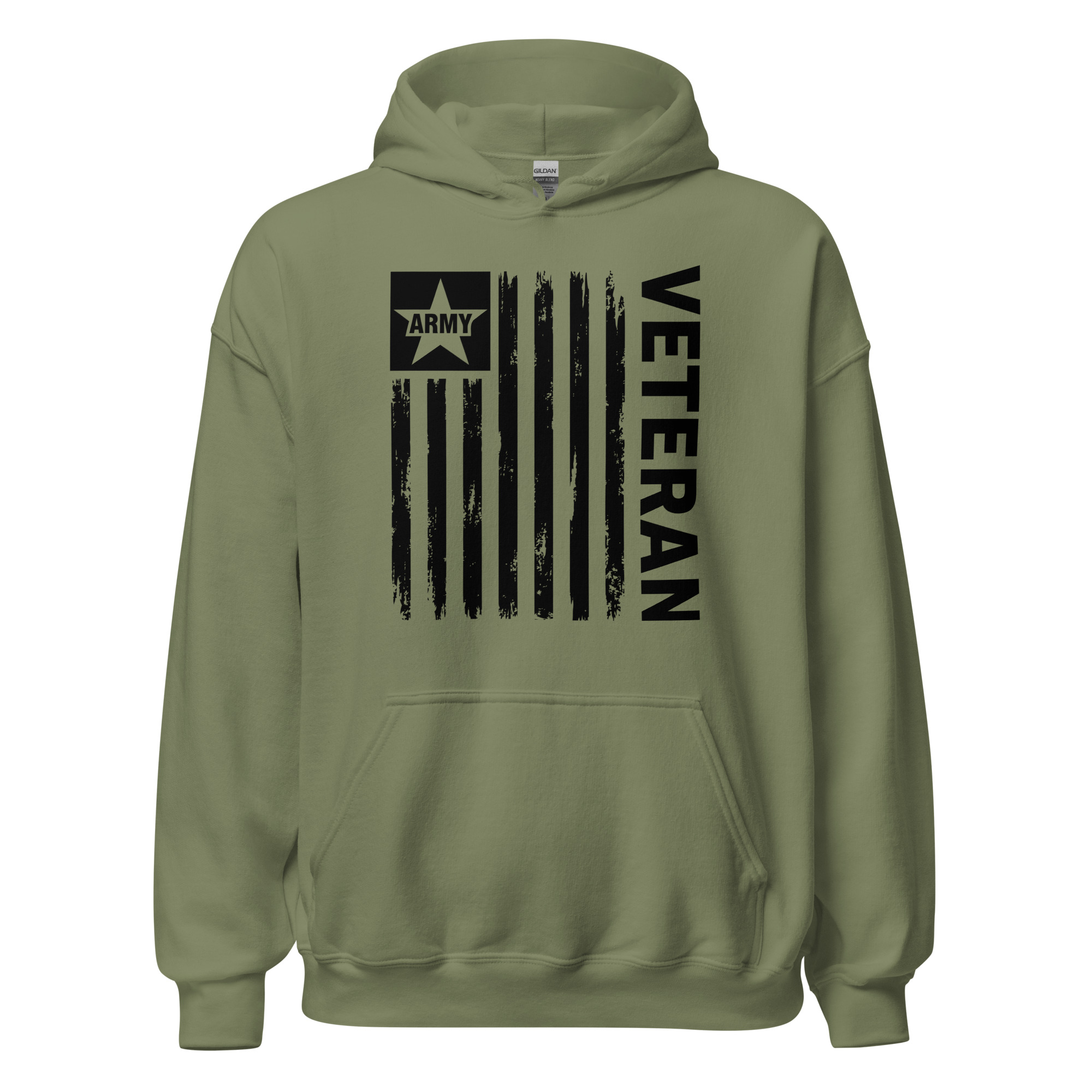 Army Veteran Flag - Unisex Hoodie