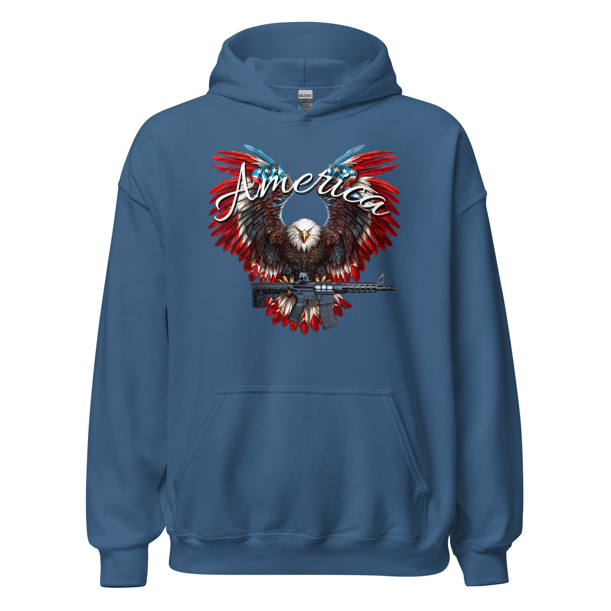 America Eagle With AR - Unisex Hoodie