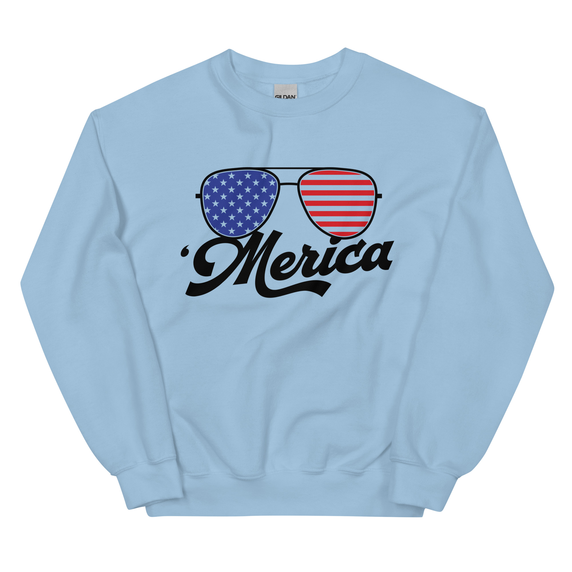 'Merica Sunglasses - Unisex Sweatshirt