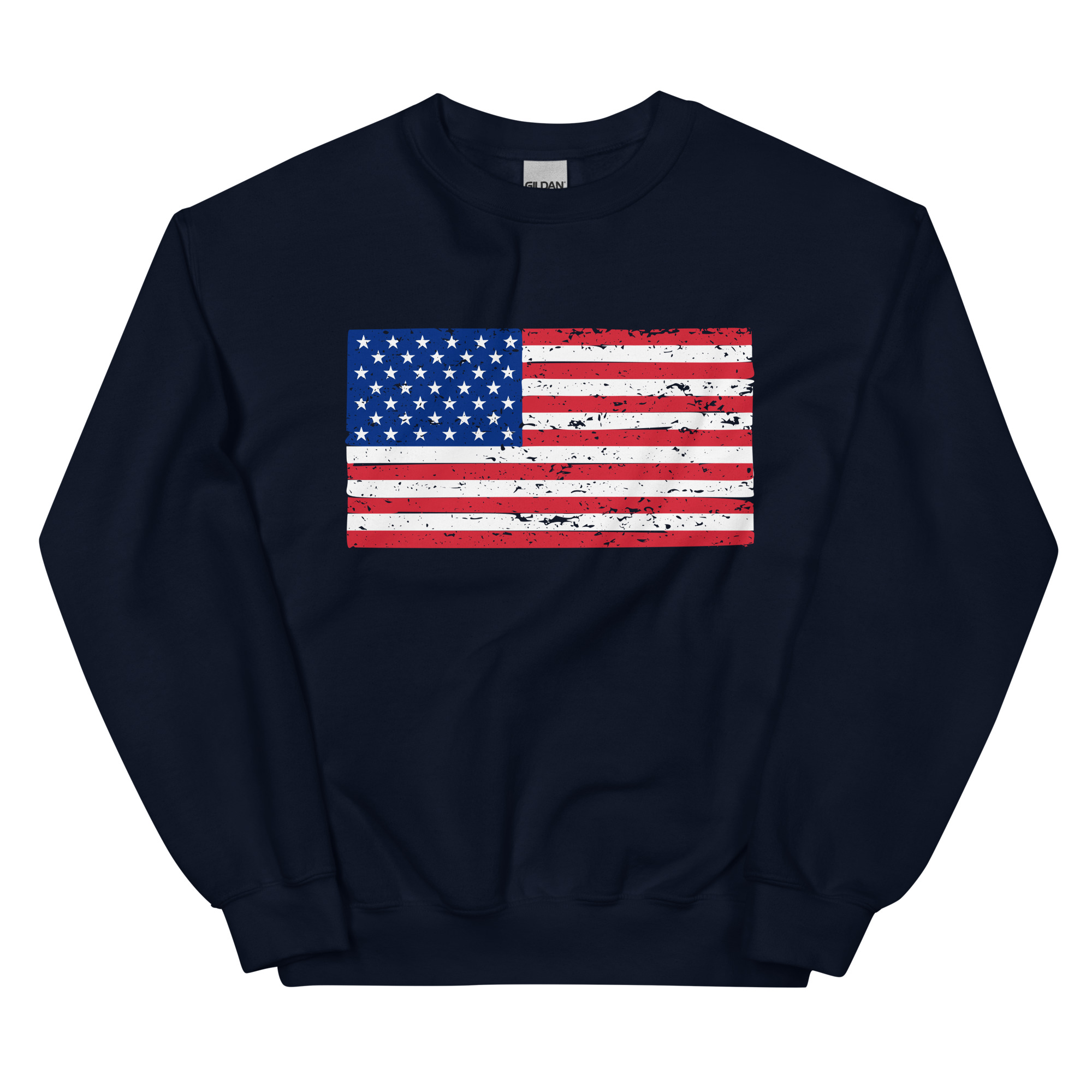 Distressed American Flag - Unisex Sweatshirt