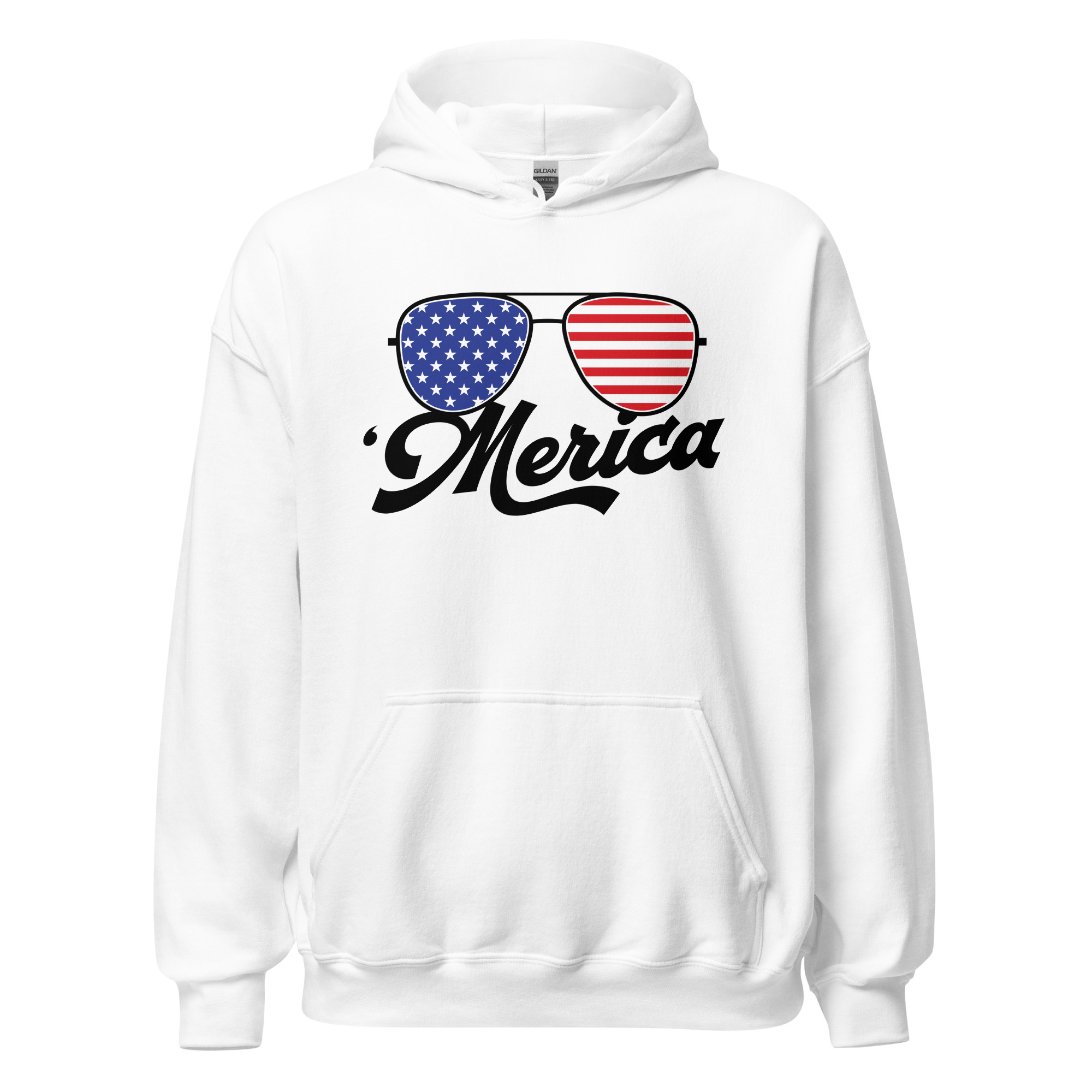 'Merica Sunglasses - Unisex Hoodie