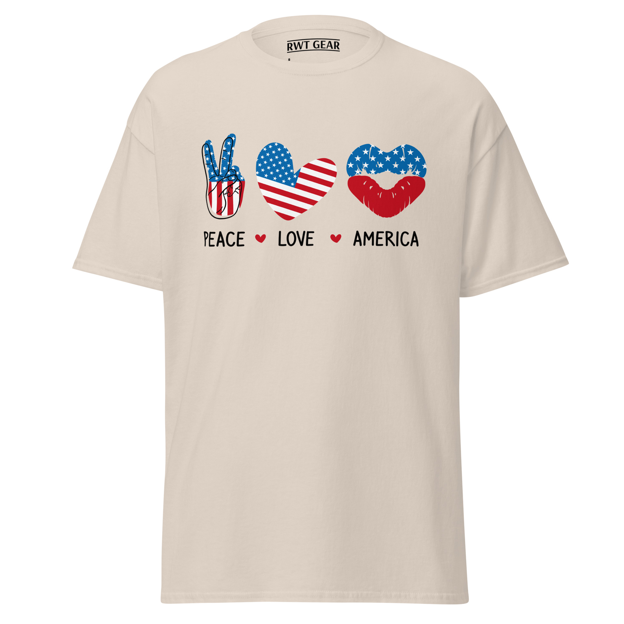 Peace Love America - Graphic Tee