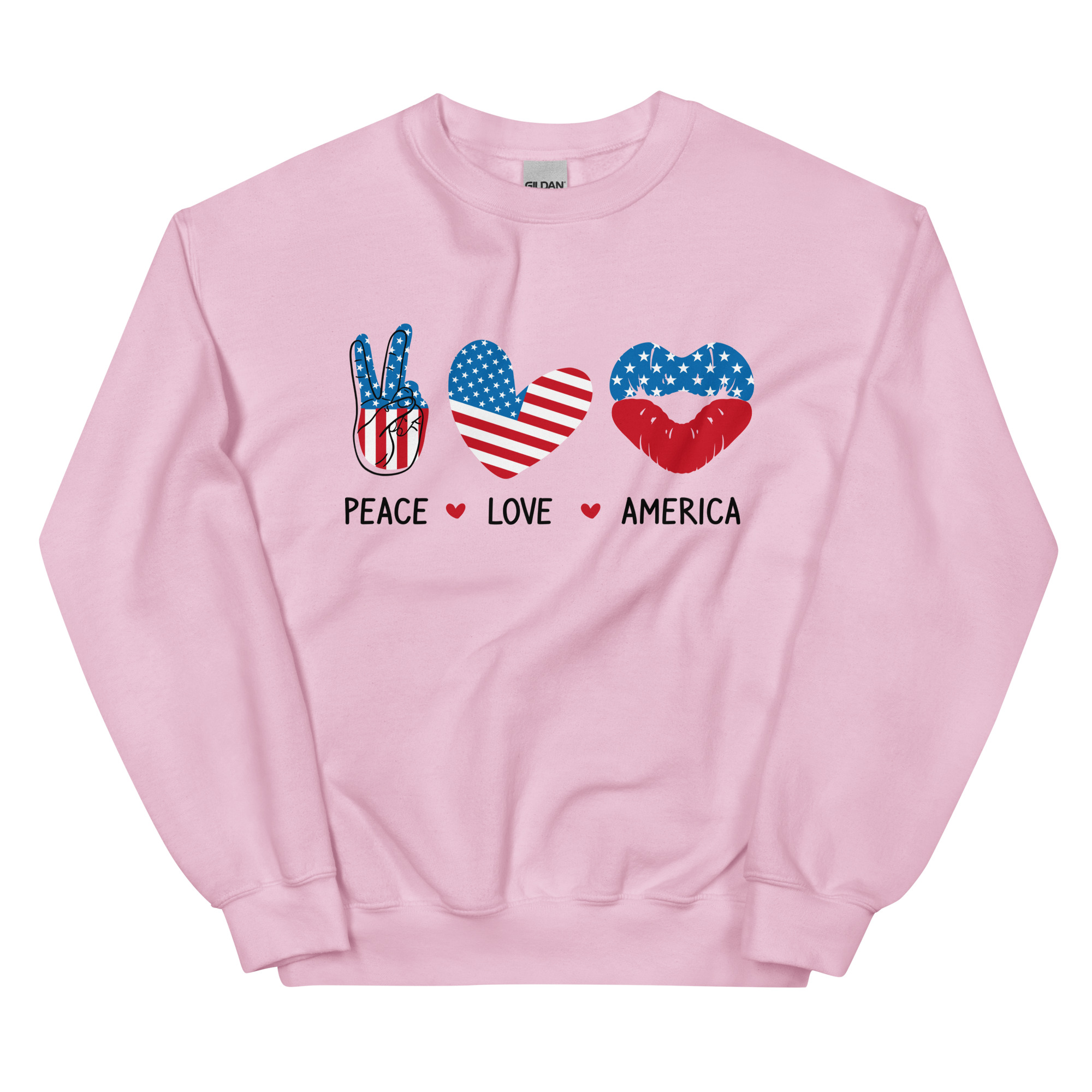 Peace Love America - Unisex Sweatshirt