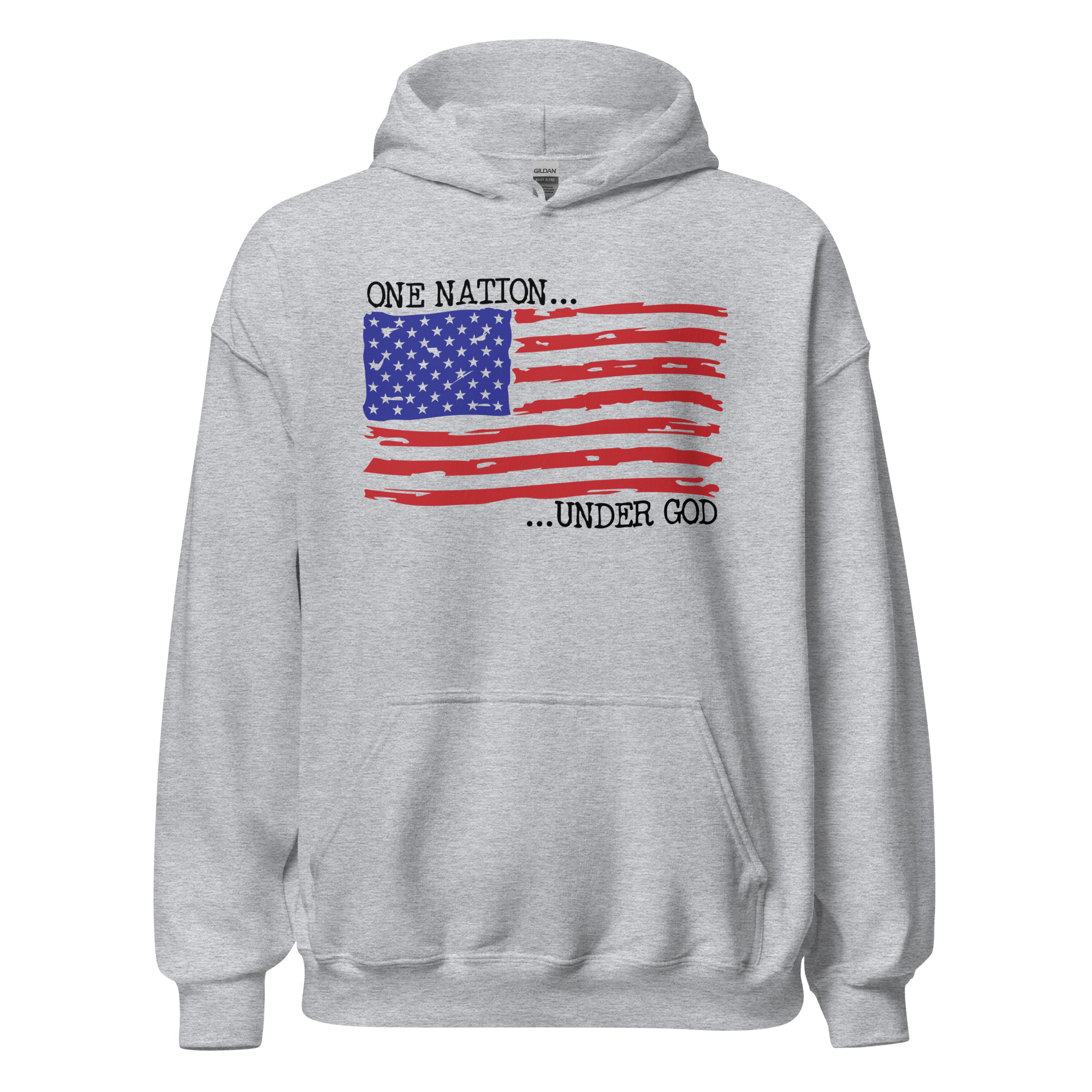 One Nation Under God Flag - Unisex Hoodie