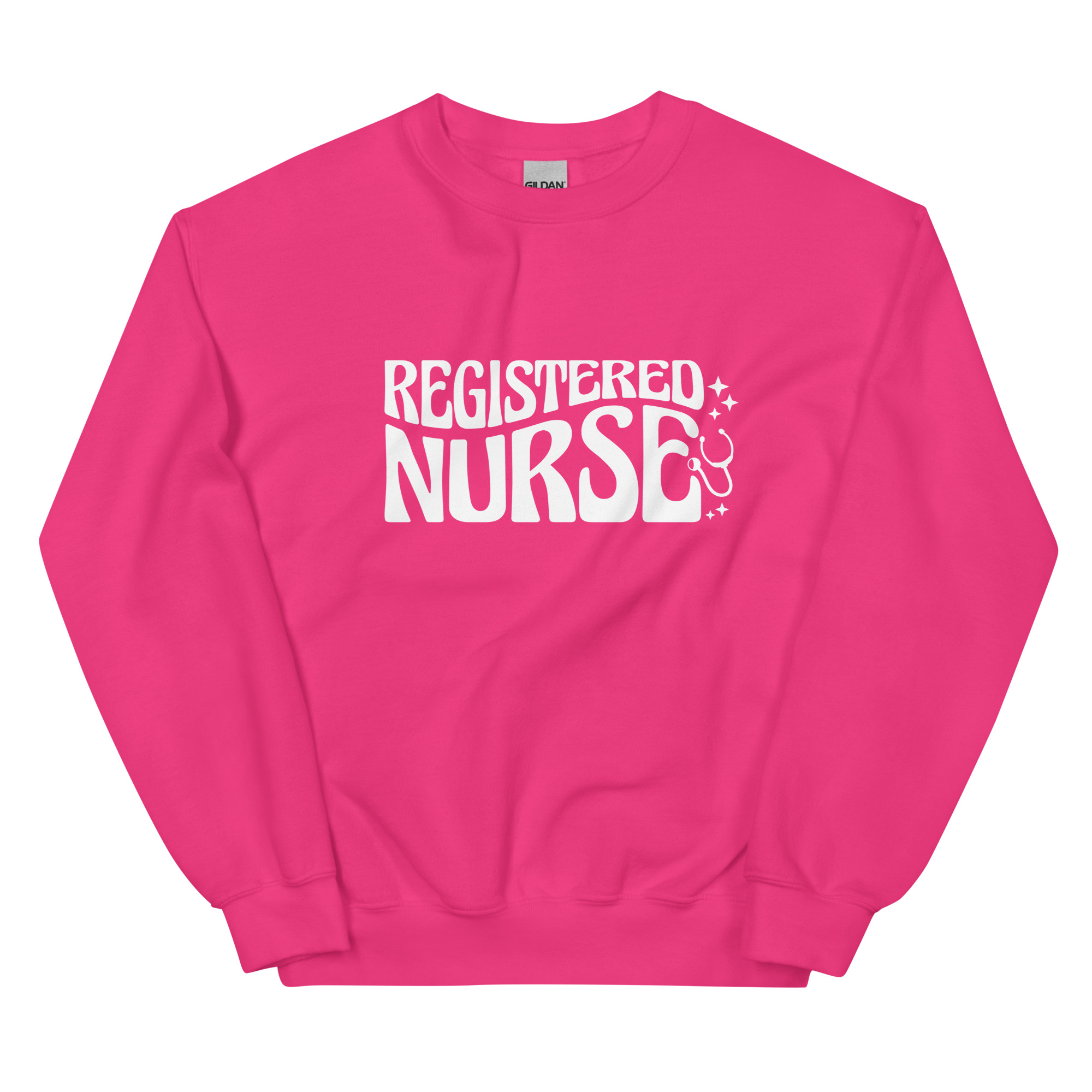Registered Nurse White - Unisex Sweatshirt