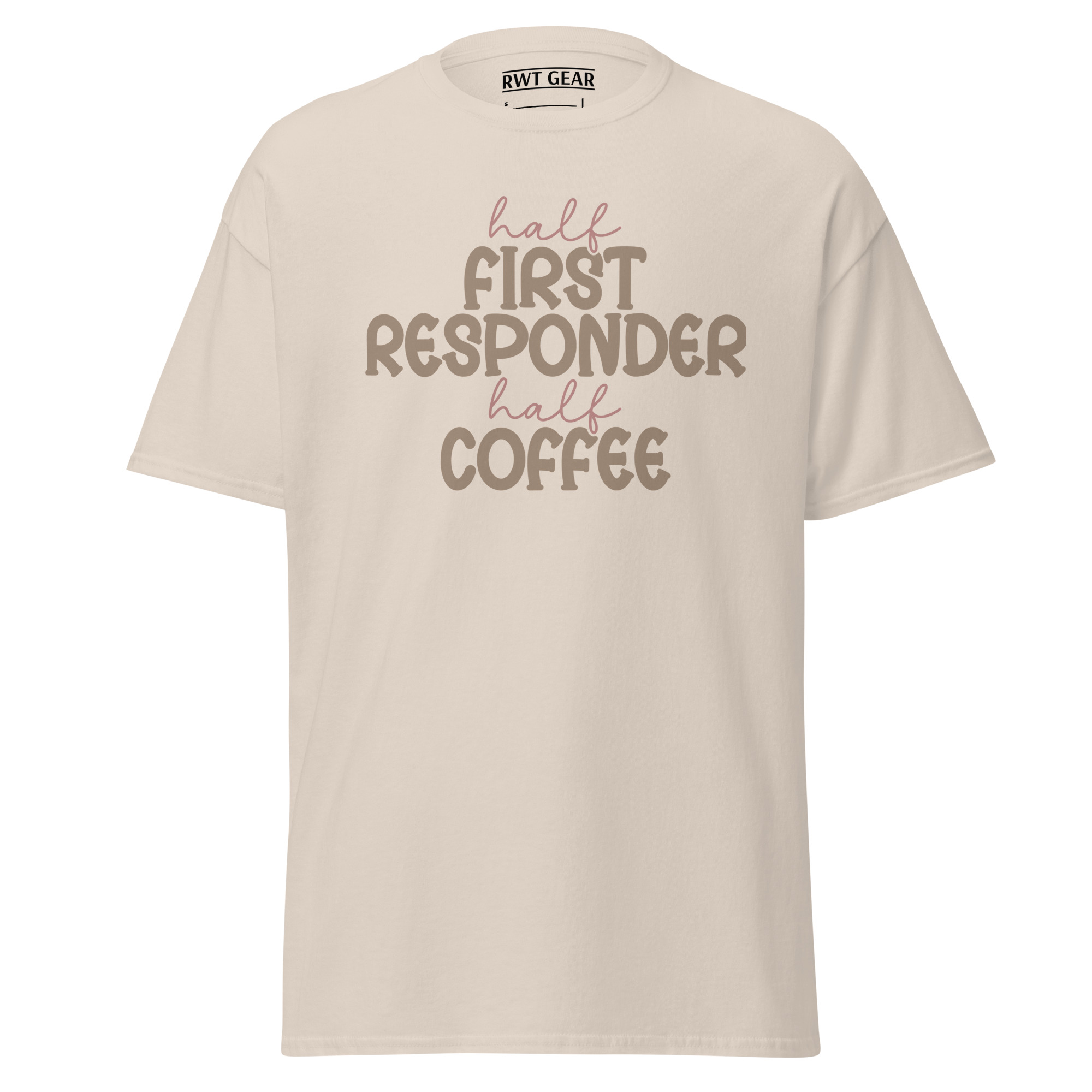 Half First Responder Half Coffee - Graphic Tee