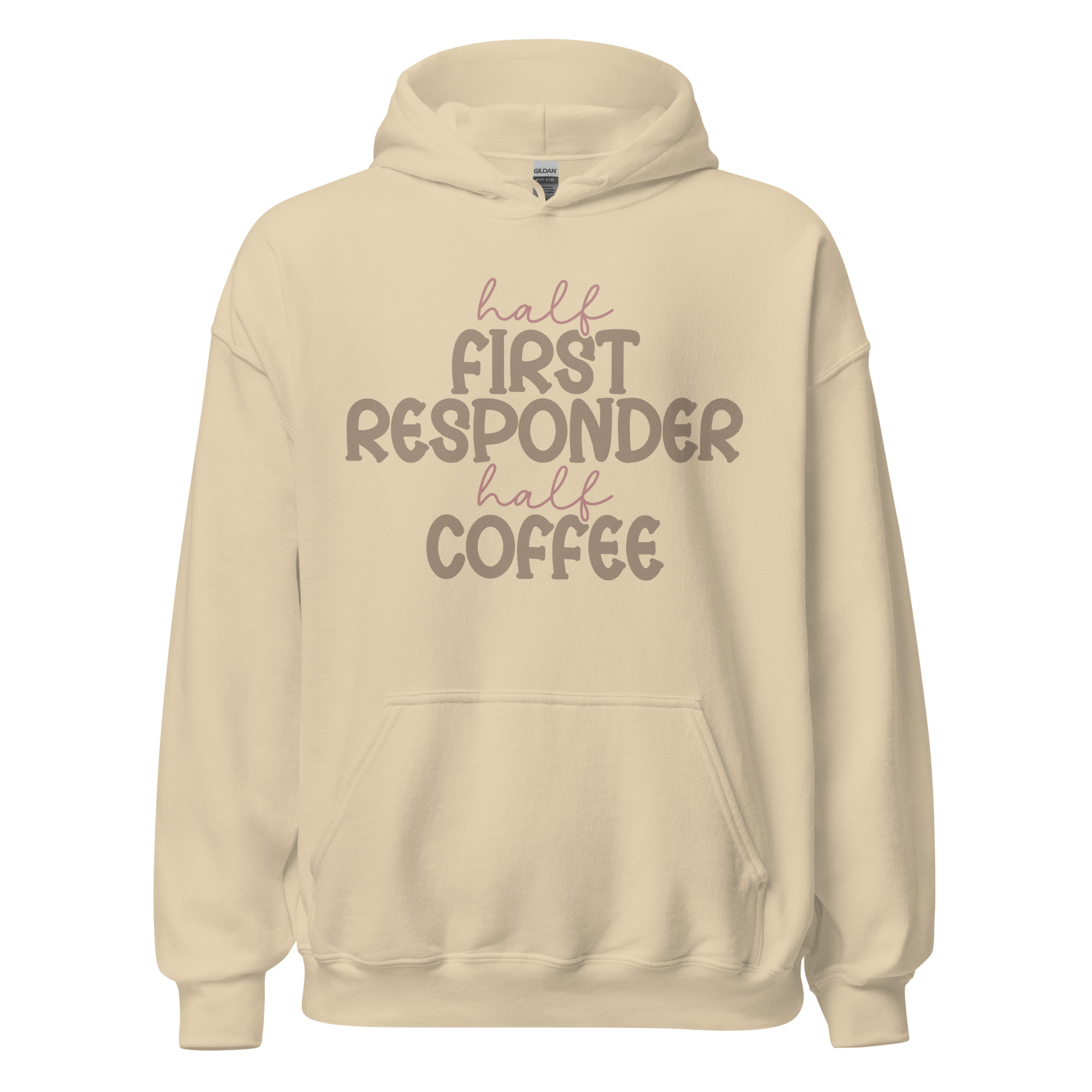  Half First Responder Half Coffee - Unisex Hoodie