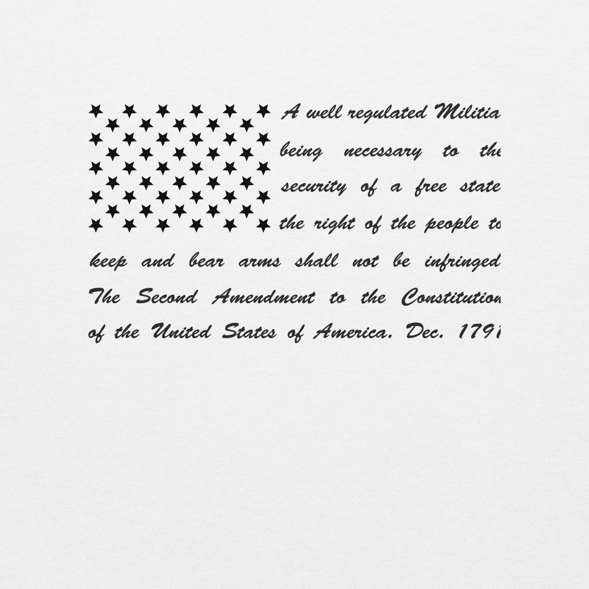 2nd Amendment Flag - Unisex Sweatshirt view 3