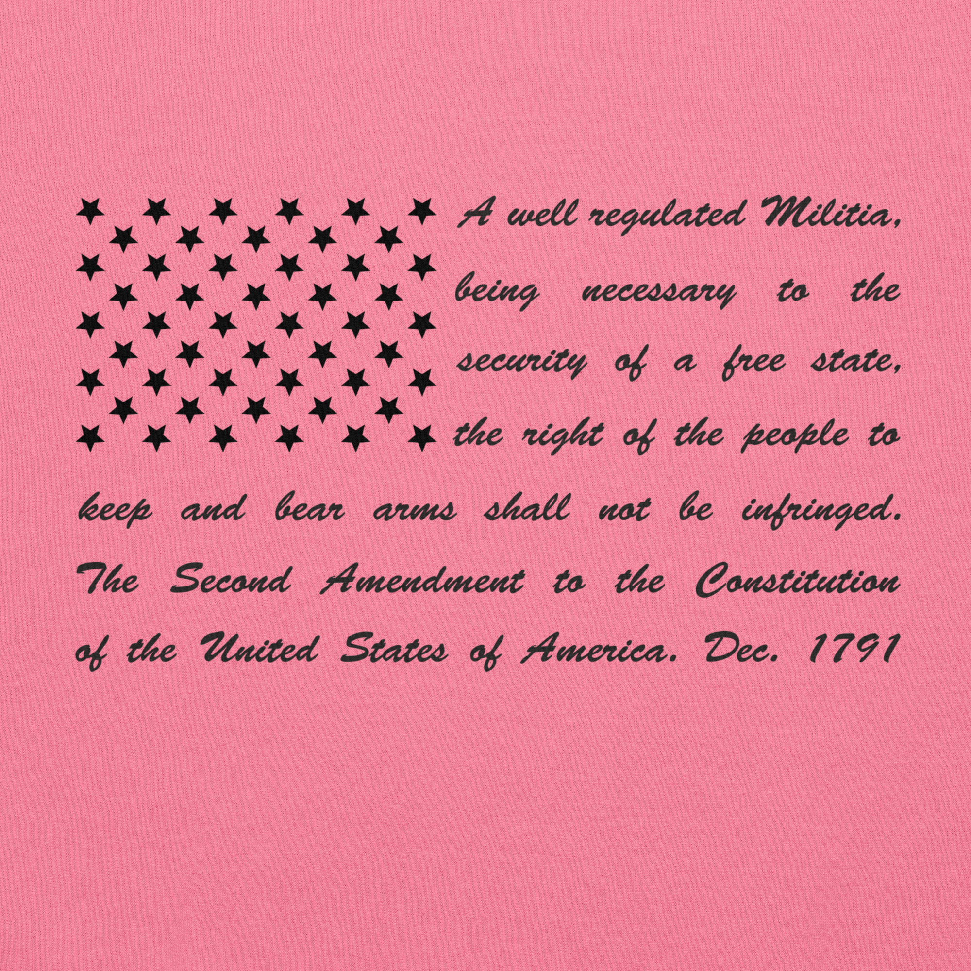 2nd Amendment Flag - Unisex Hoodie view 3