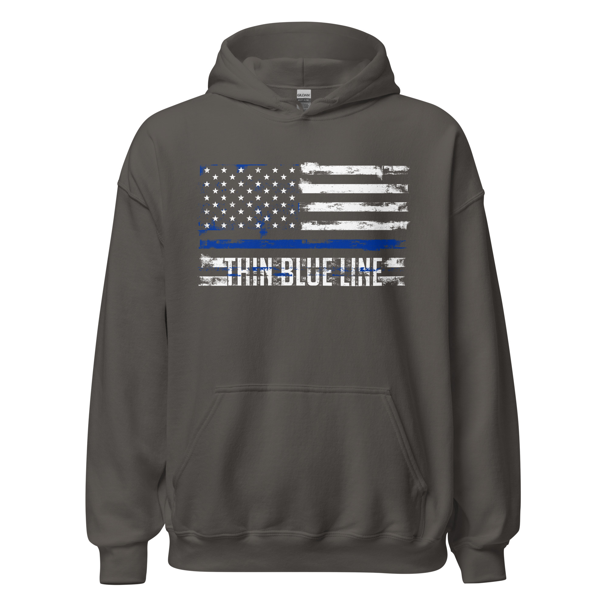 Thin Blue Line Flag 1 - Unisex Hoodie