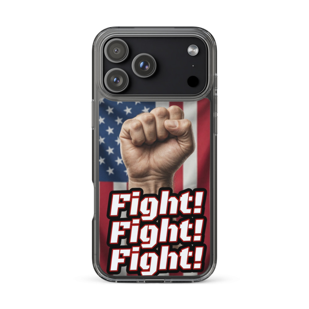 Fight Fight Fight - Clear Case for iPhone 17 Air/Pro/Promax