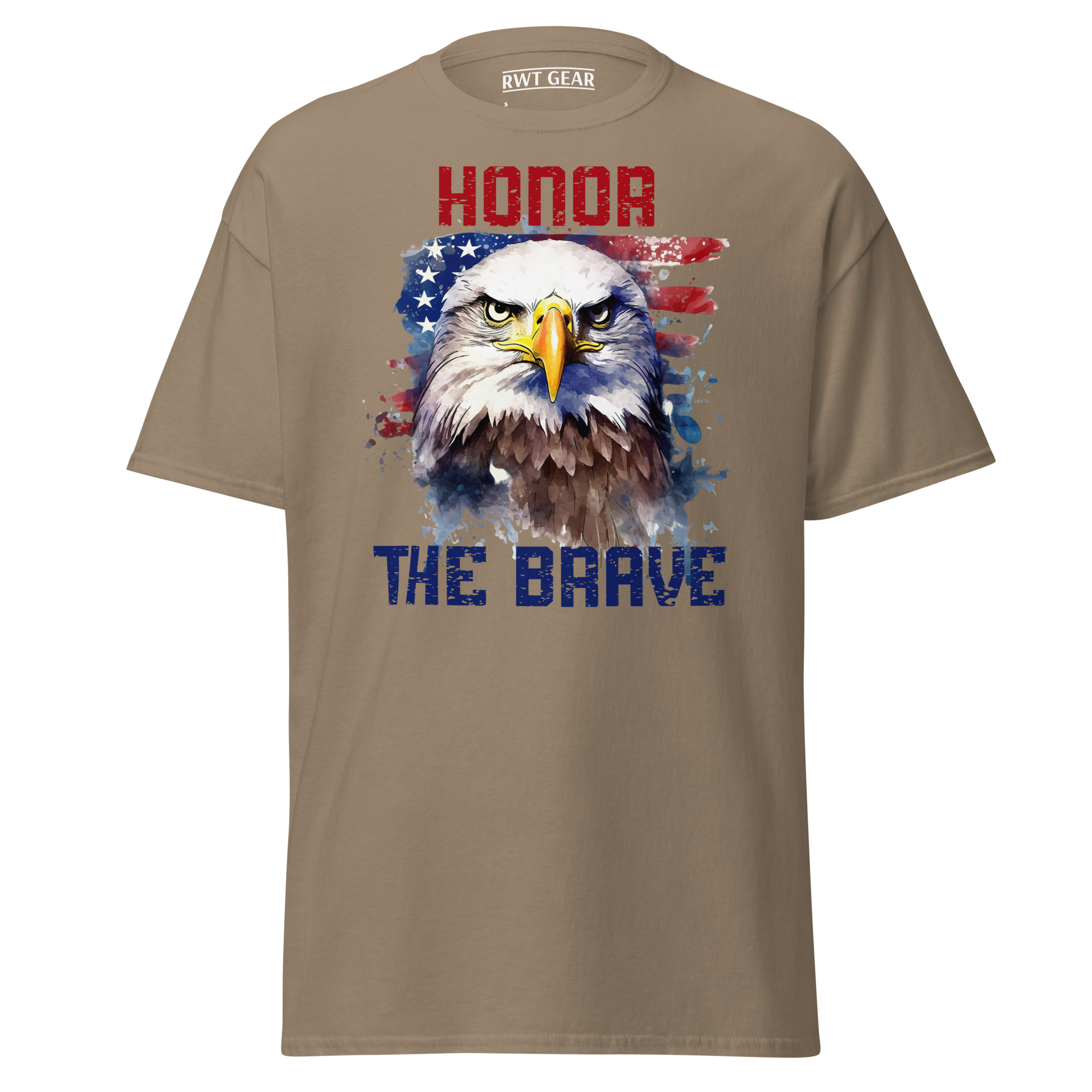 Honor The Brave - Graphic Tee in Brown Savana