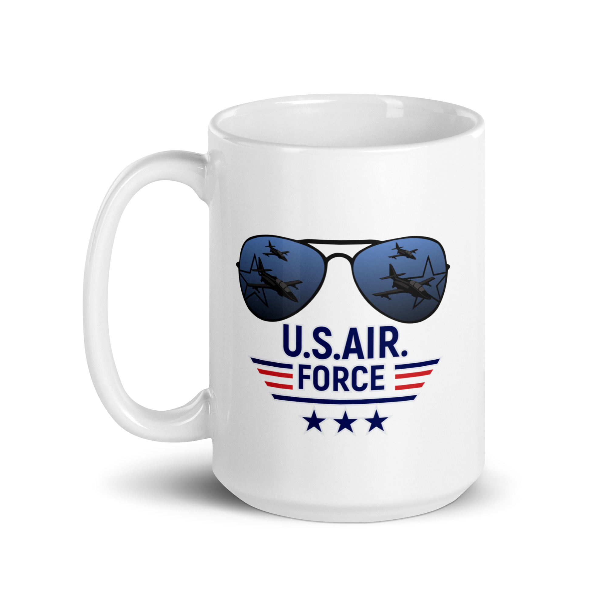 U.S. Air Force - White glossy mug view 2