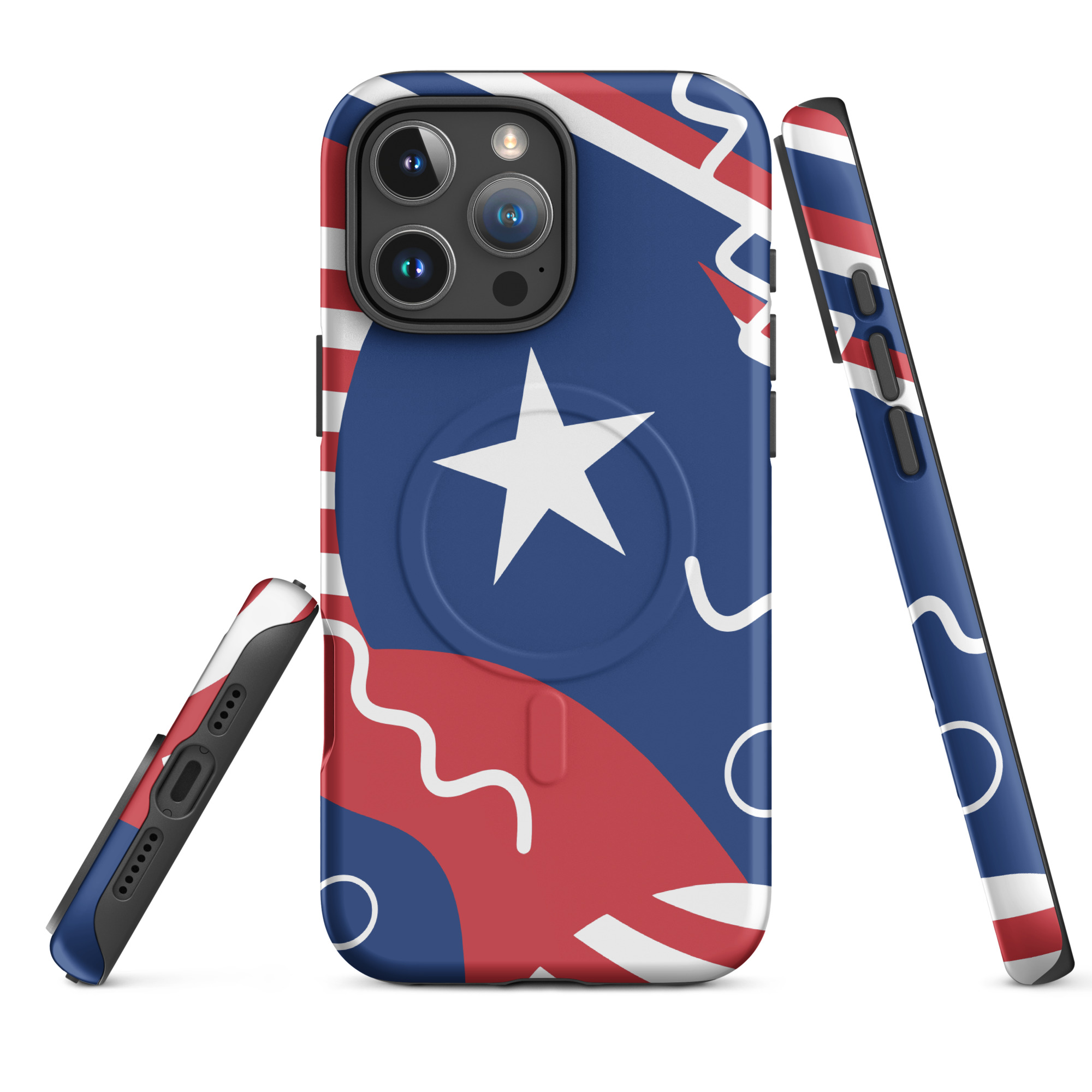Stars And Stripes - MagSafe tough case for iPhone 15-17 in iPhone 16 Pro Max