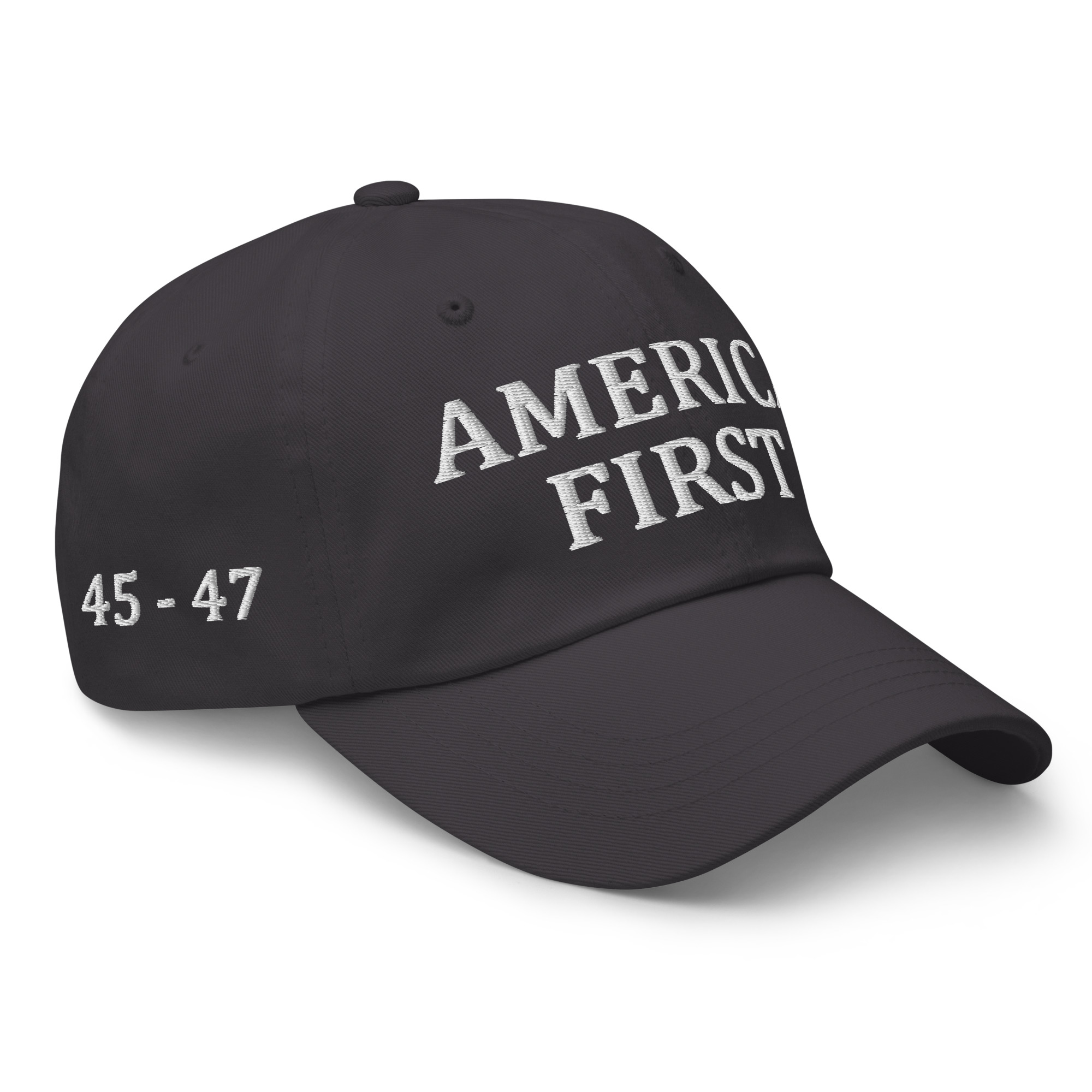 America First 45-47 - Embroidered Dad Hat view 3