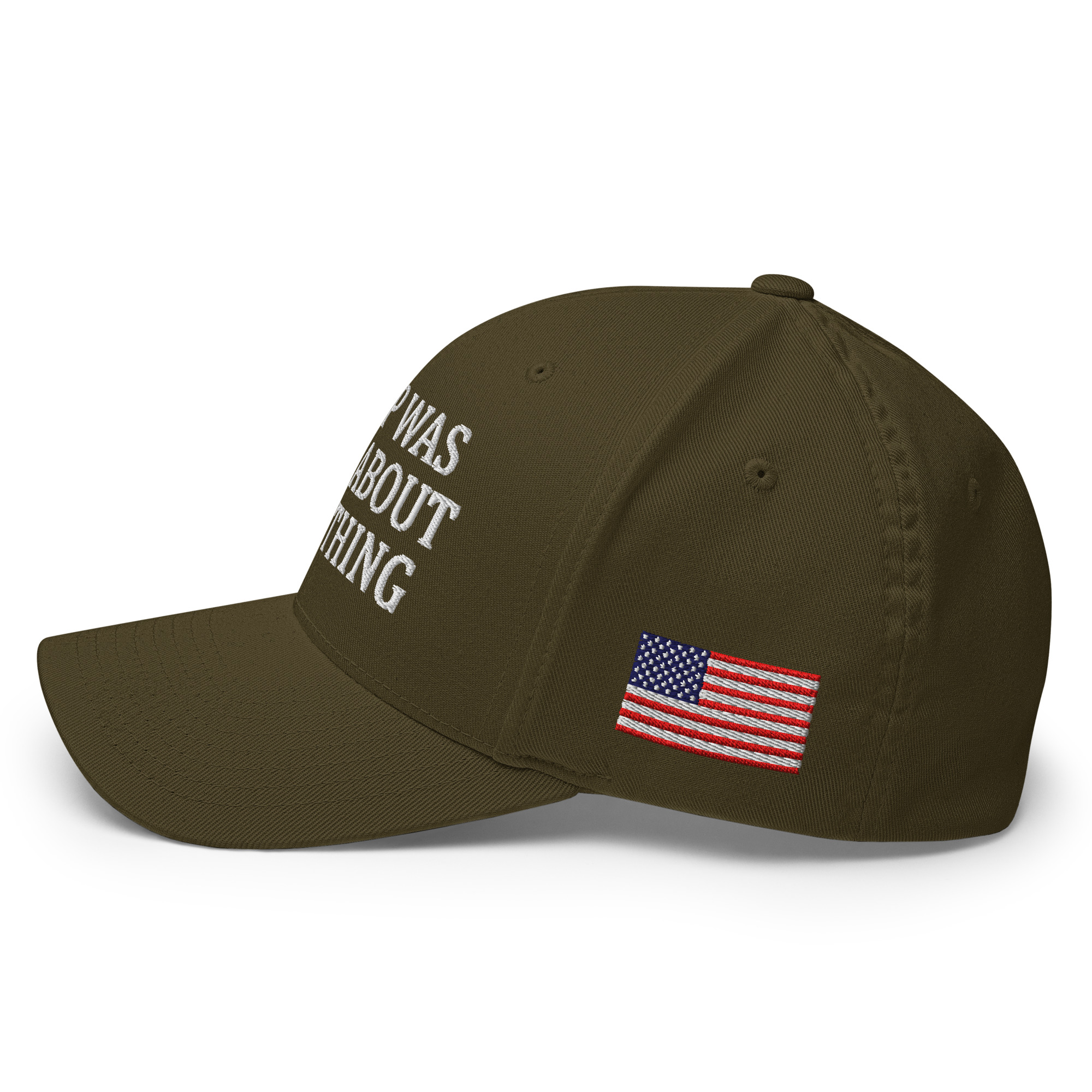 Trump Was Right 45-47 - Embroidered Closed-Back Hat view 4