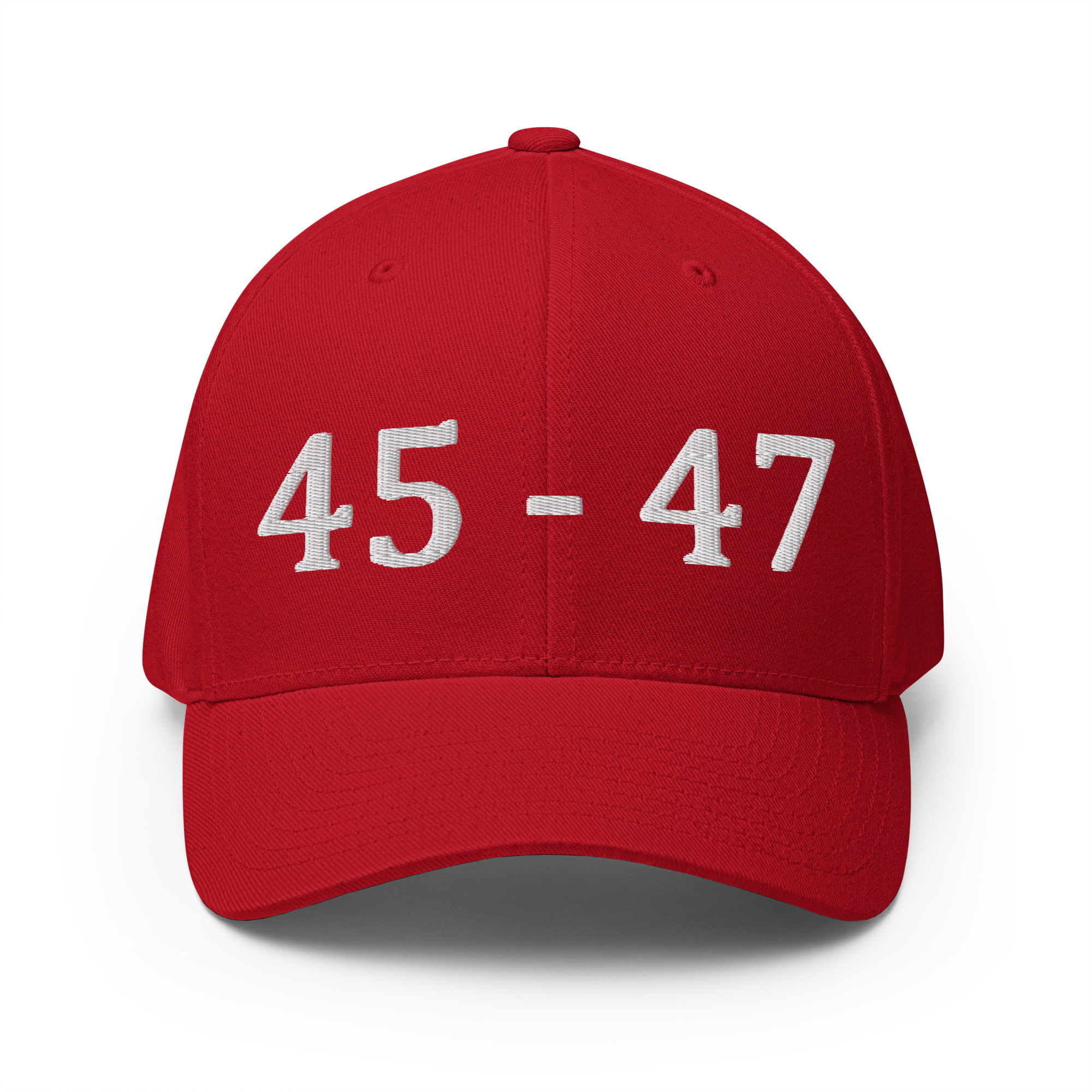 45-47 Flag - Embroidered Closed-Back Hat view 2