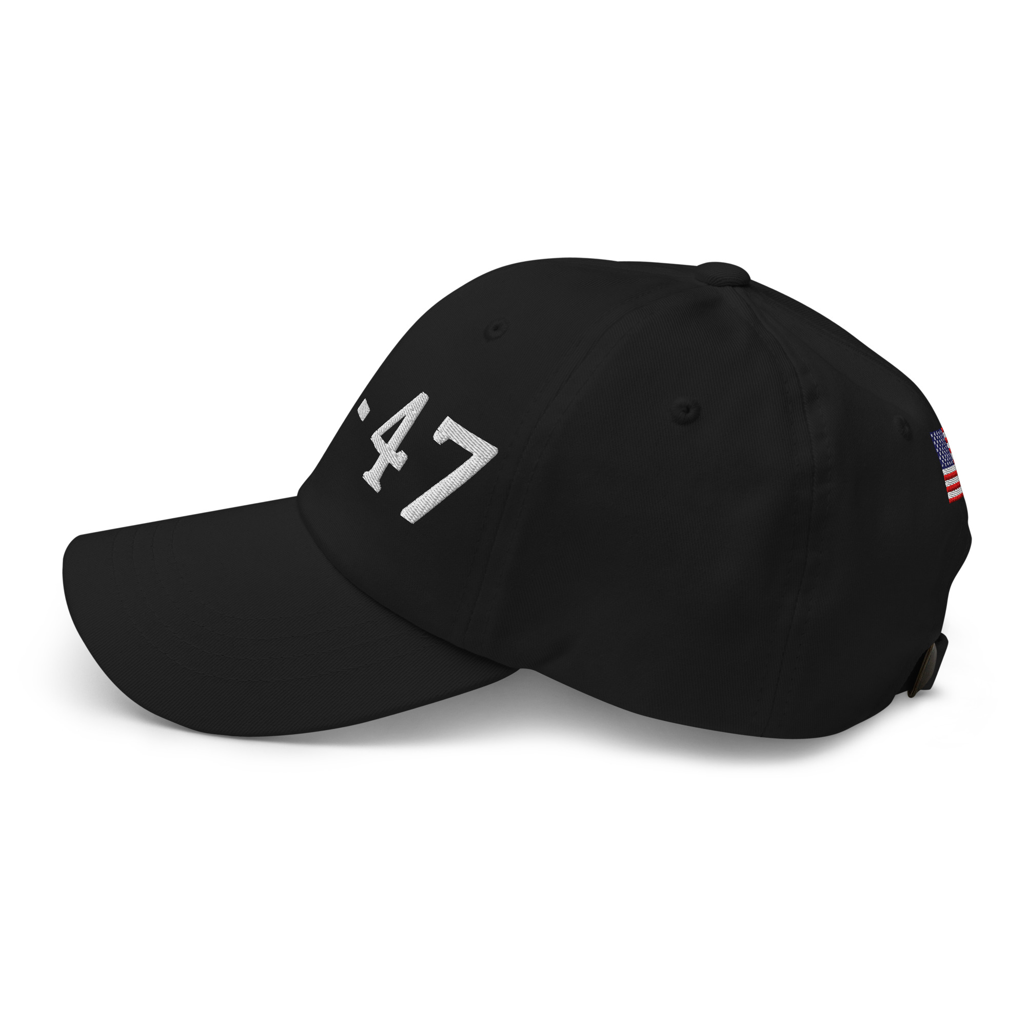 45-47 Flag - Embroidered Dad hat view 4