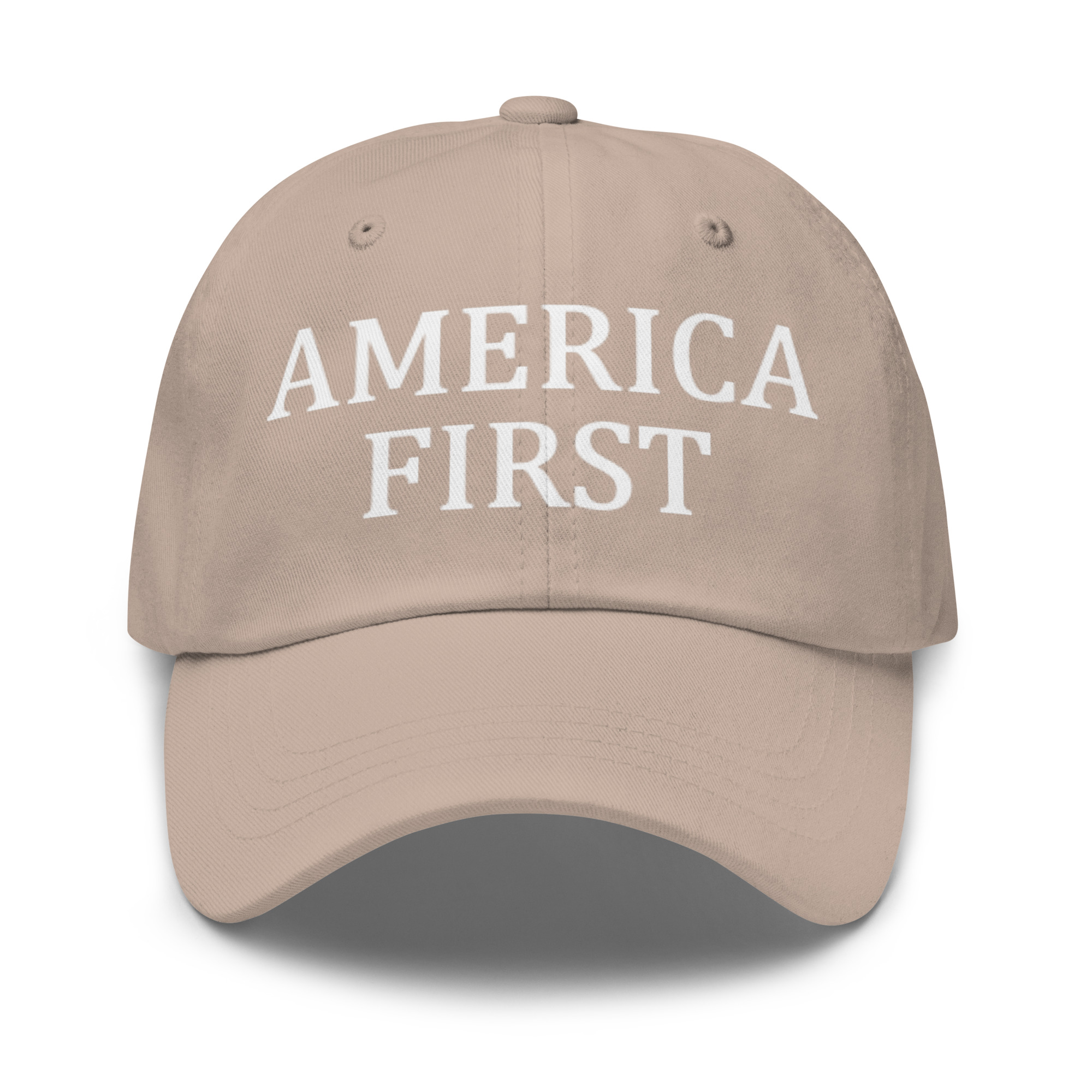 America First - Dad hat in Stone