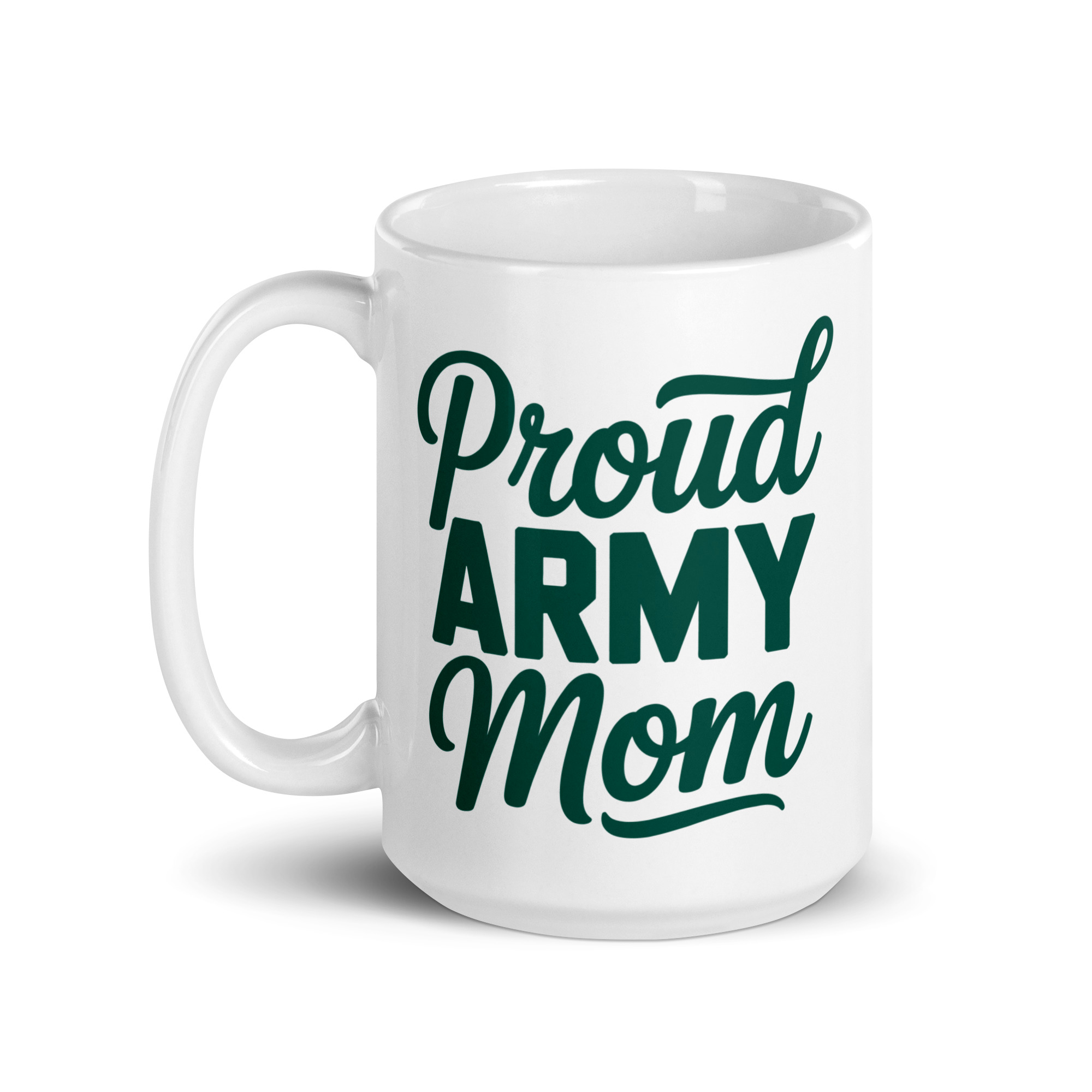  Proud Army Mom - White glossy mug view 2