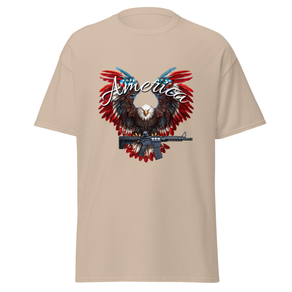 America Eagle with AR - Graphic Tee 