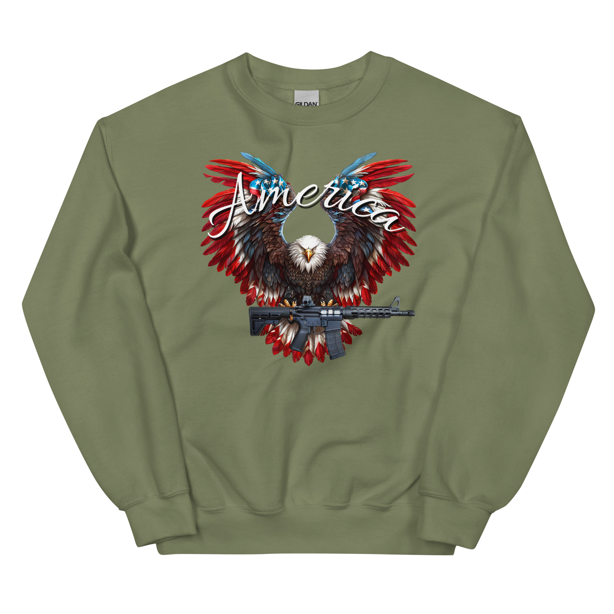 America Eagle with AR - Unisex Sweatshirt
