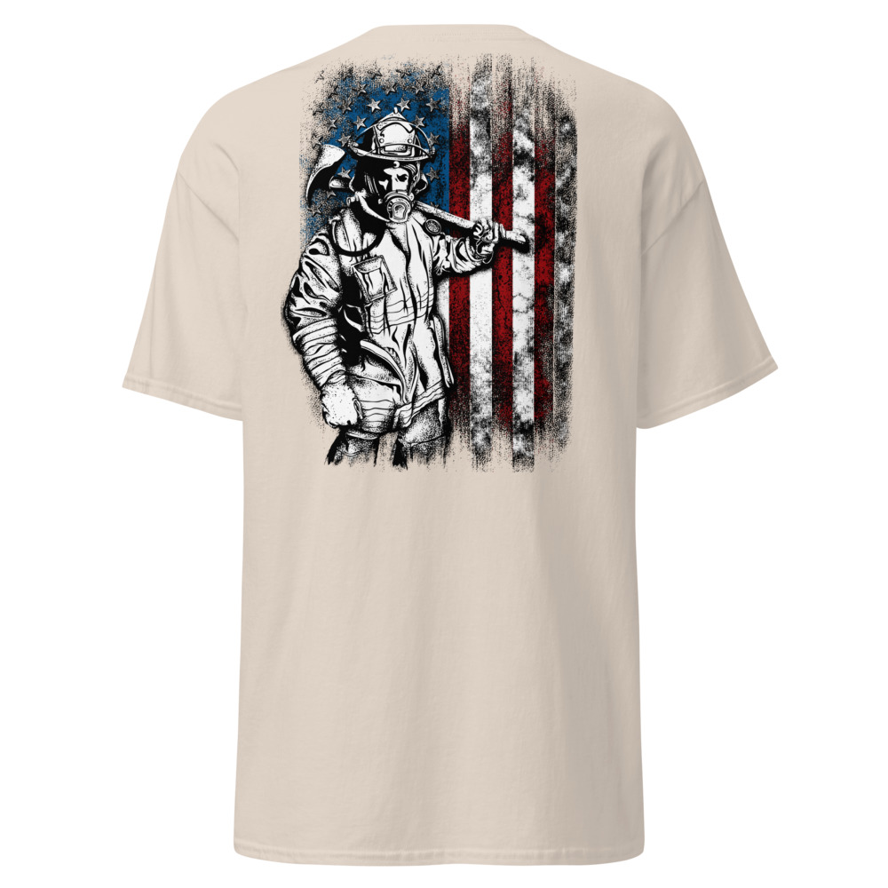 American Firefighter - Graphic Tee (Back Print Front Logo)
