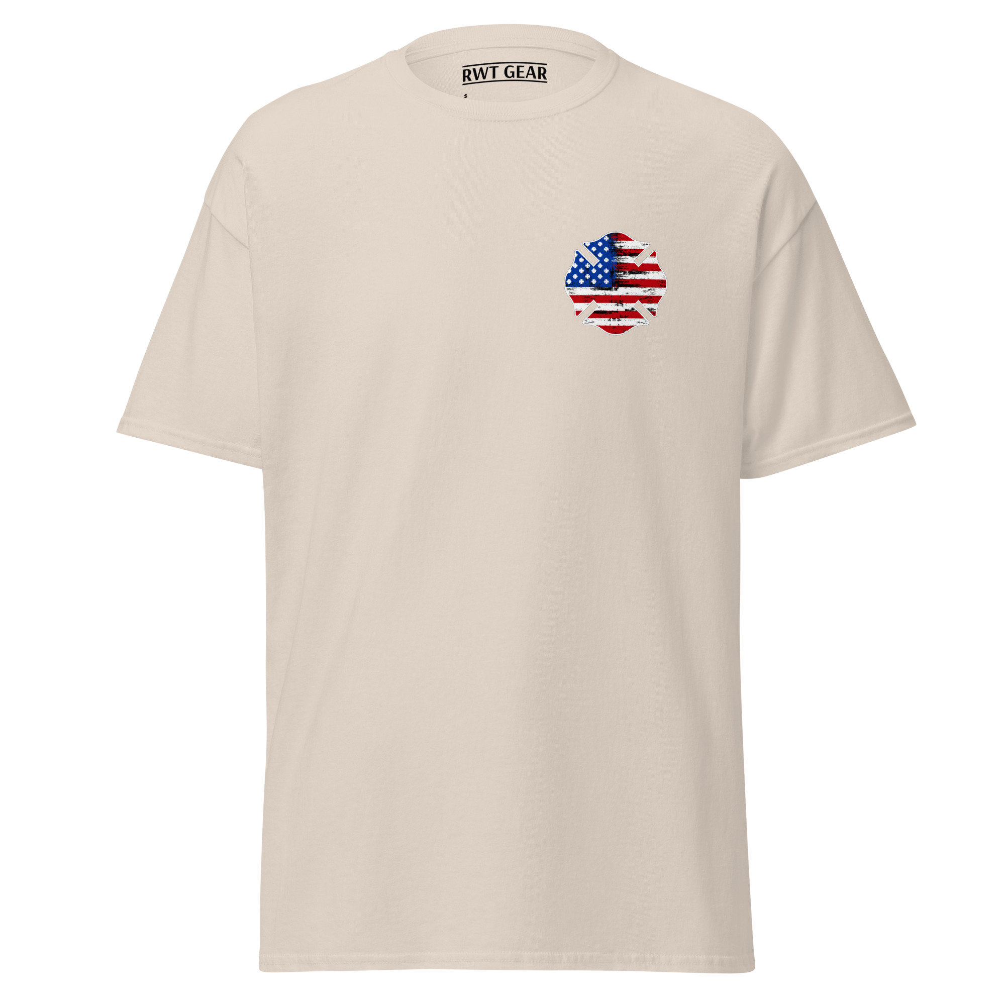 American Firefighter - Graphic Tee (Back Print Front Logo) view 2