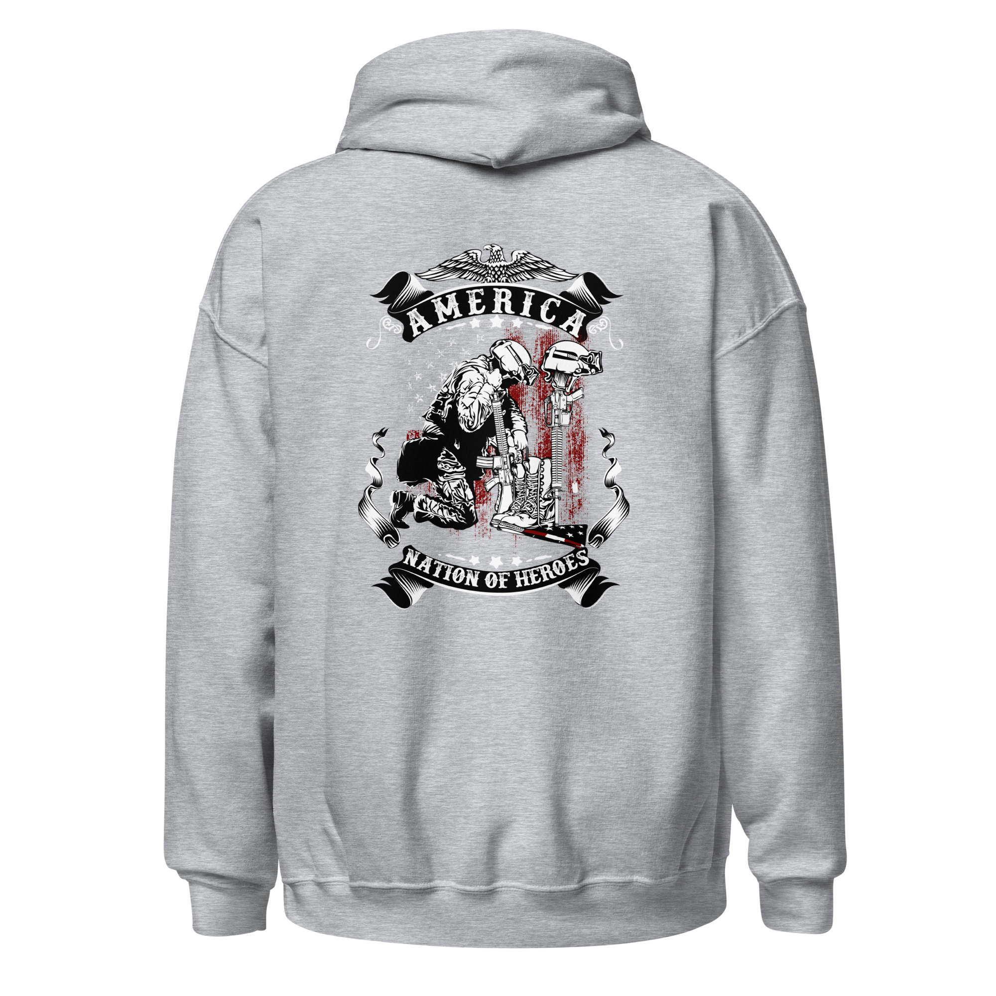 America Nation Of Heroes - Unisex Hoodie