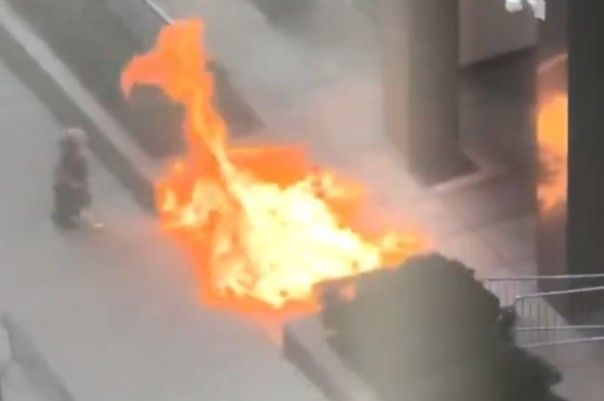 Screenshot from video circulating on social media