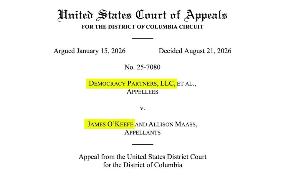 First Amendment Win—D.C. Circuit Overturns Verdict Against James O’Keefe, Protects Undercover Journalism