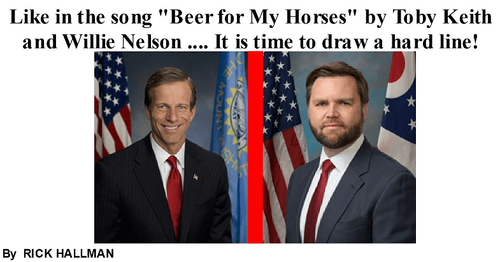 Like in the Song "Beer For my Horses", It's Time to Draw a Hard Line.