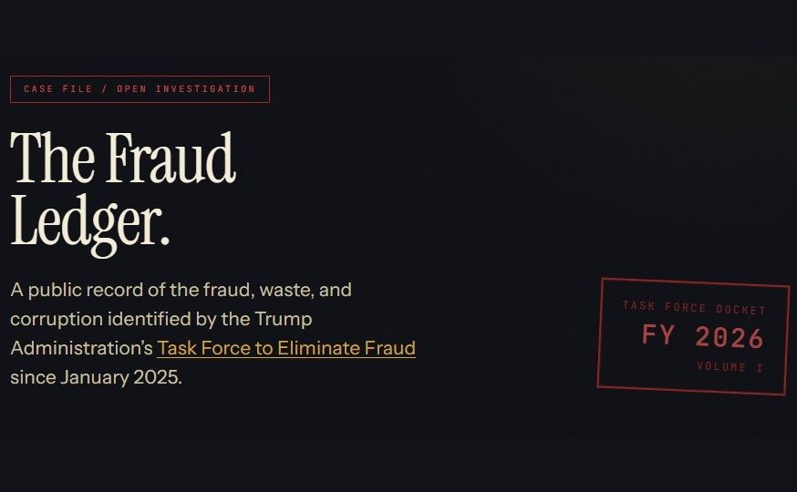 White House Launches Fraud Tracker Website Highlighting Nearly $230 Billion Uncovered Since 2025